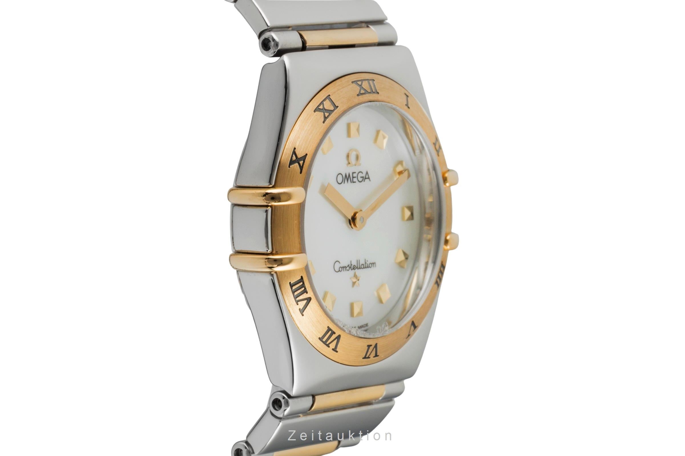 Omega Constellation acier / or  quartz montre pour femmes 1371.71.00  [2602143]