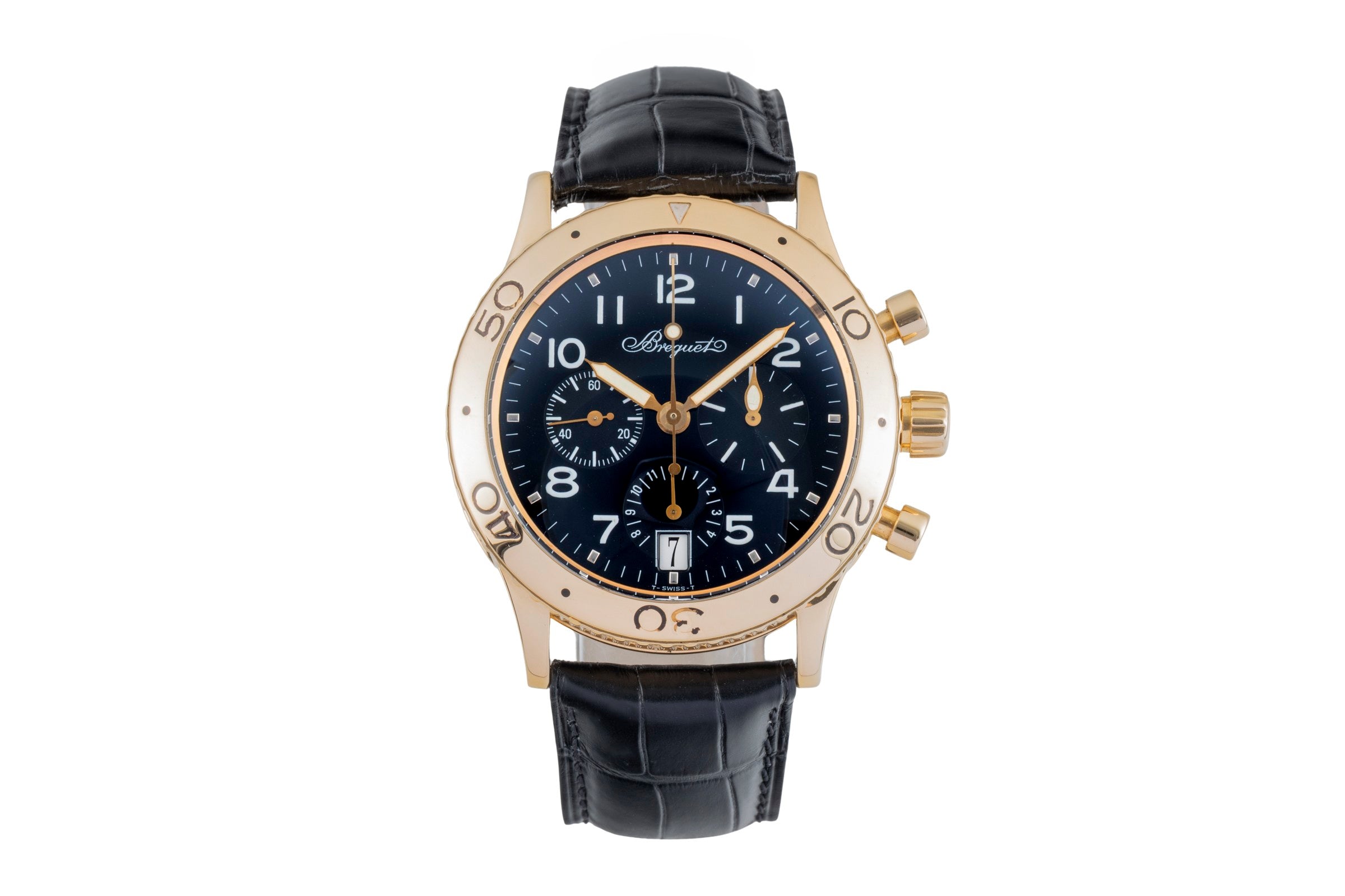 Breguet Type XX chronograph 18 ct gold automatic men's watch 3820  [2602147]