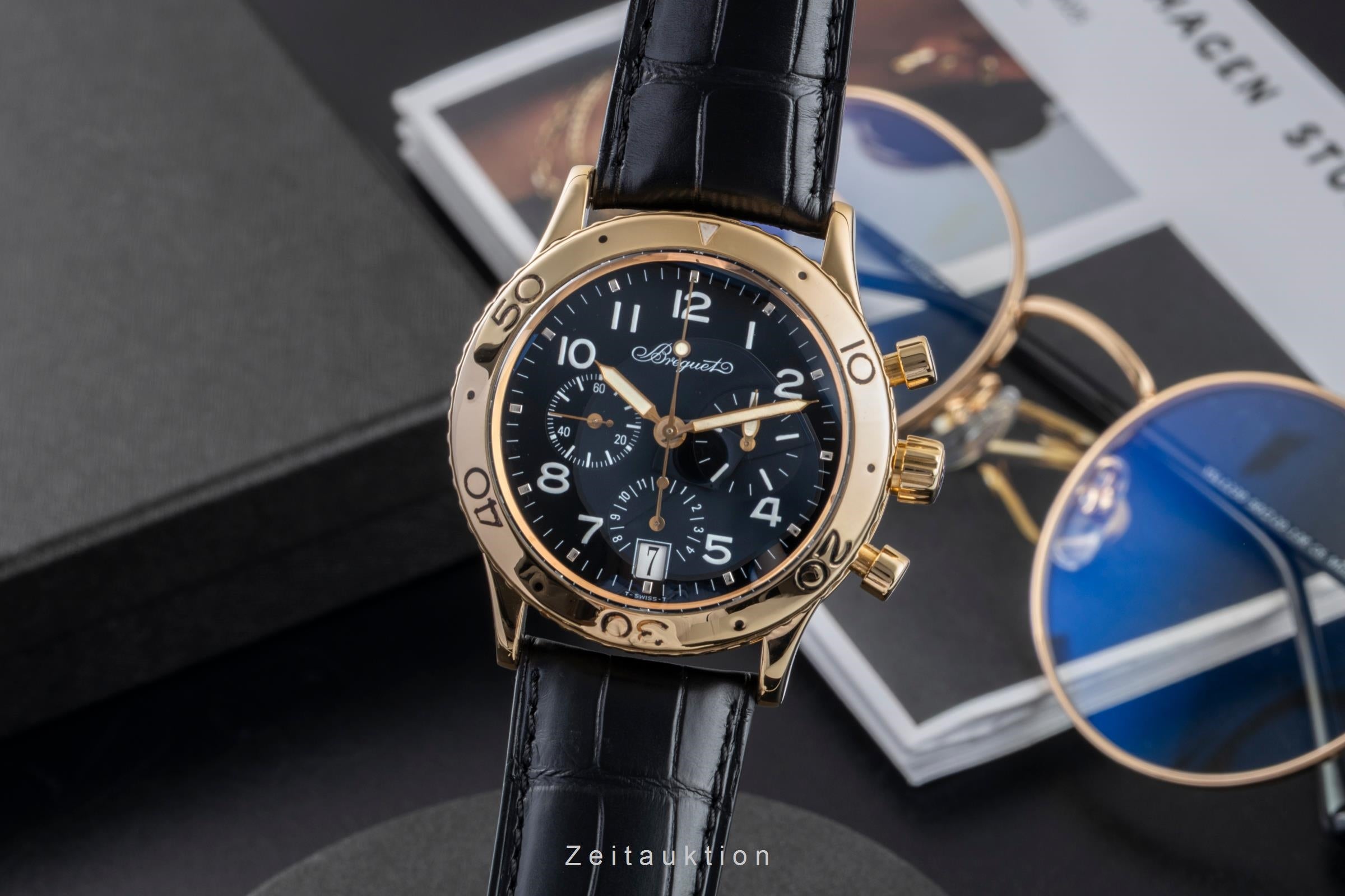Breguet Type XX chronograph 18 ct gold automatic men's watch 3820  [2602147]