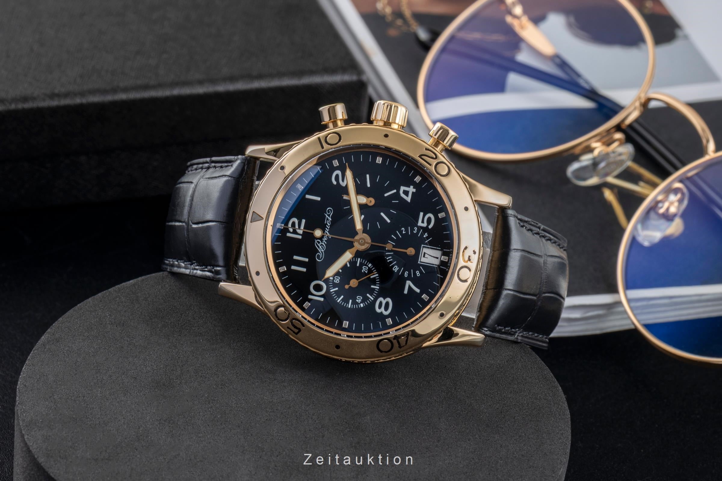 Breguet Type XX chronograph 18 ct gold automatic men's watch 3820  [2602147]