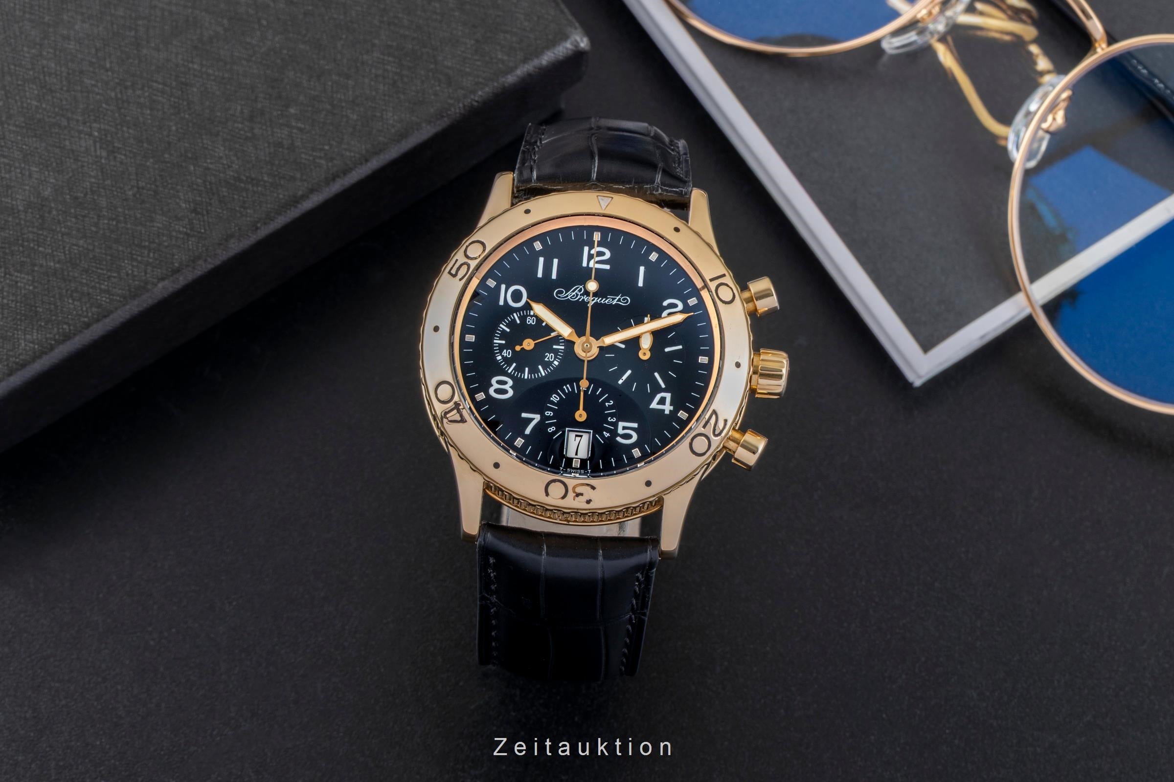 Breguet Type XX chronograph 18 ct gold automatic men's watch 3820  [2602147]