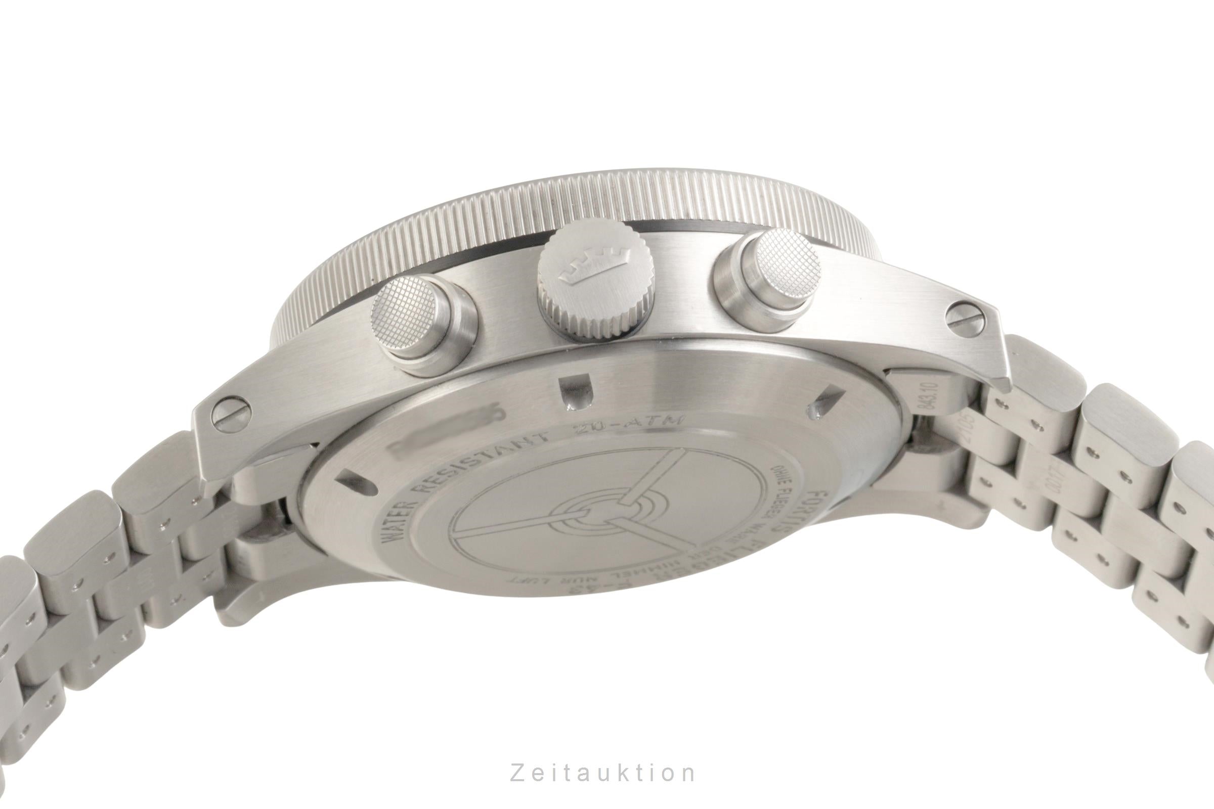 Fortis F-43 cronógrafo acero automático reloj para caballeros F.424.0004  [2602148]