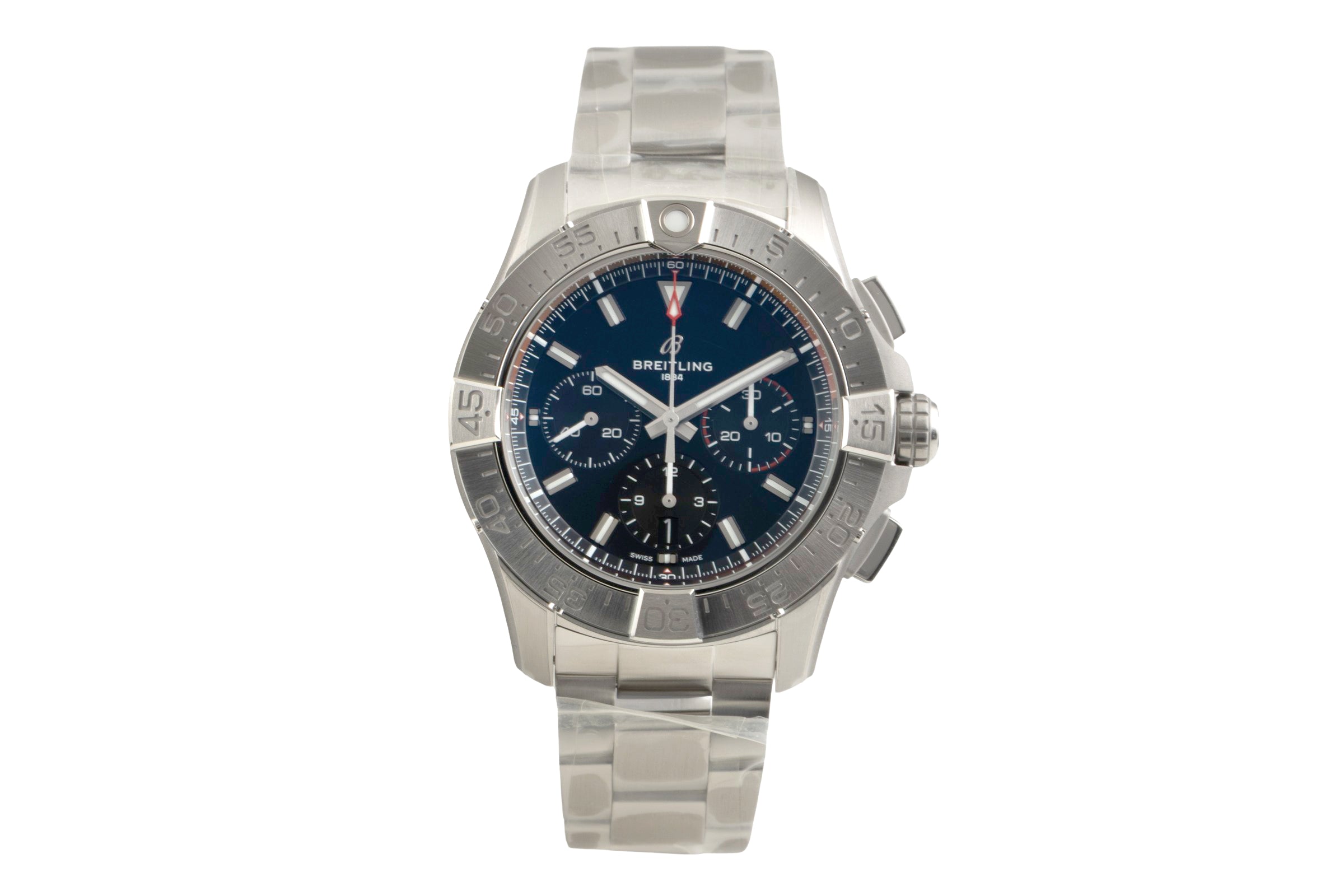 Breitling Avenger B01 Chronograph 44 Stahl Automatik Ref. AB0147101B1A1 B&P New [2602151]