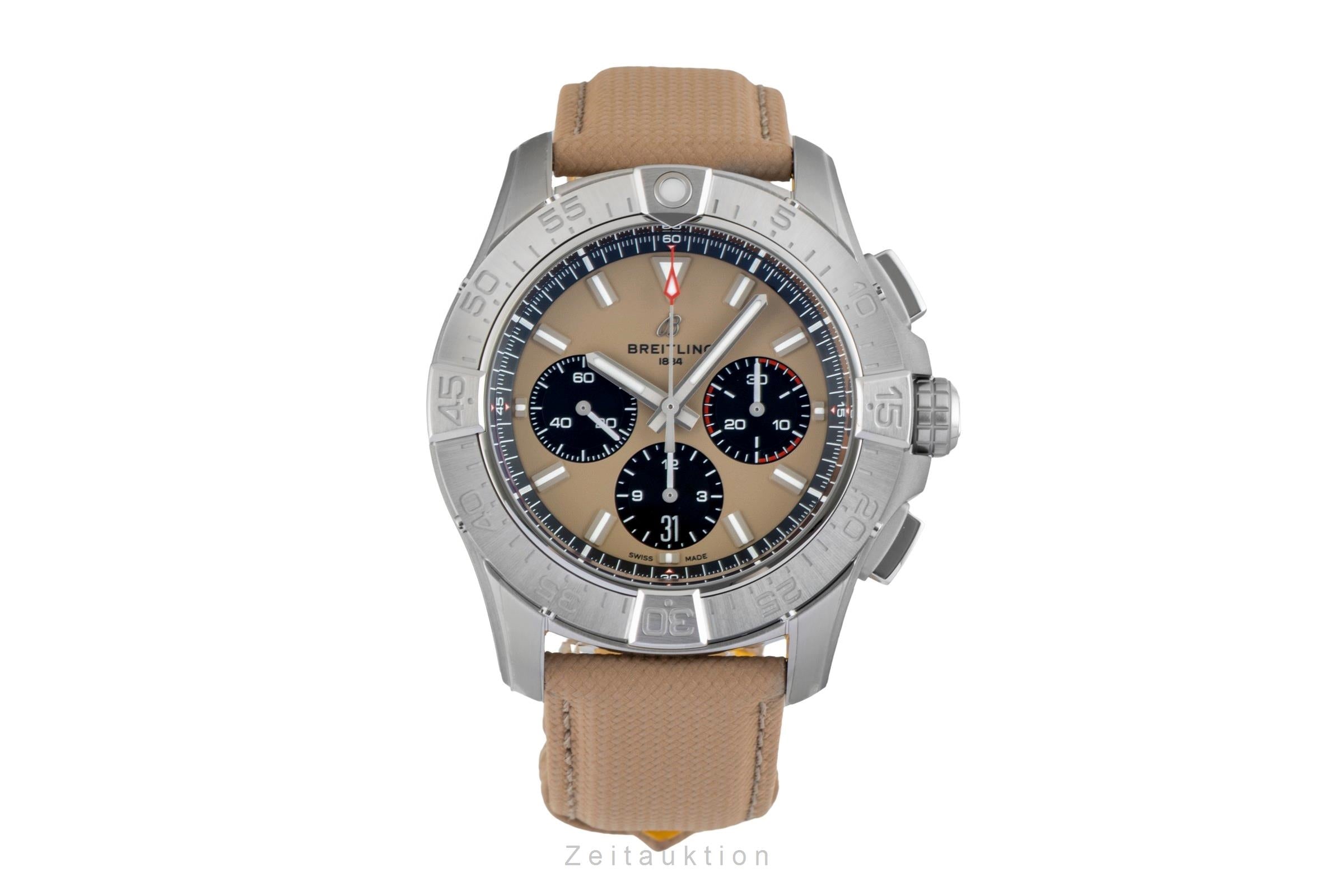Breitling Avenger cronógrafo acero automático reloj para caballeros AB0147101A1X1 LP: 6900EUR  [2602154]