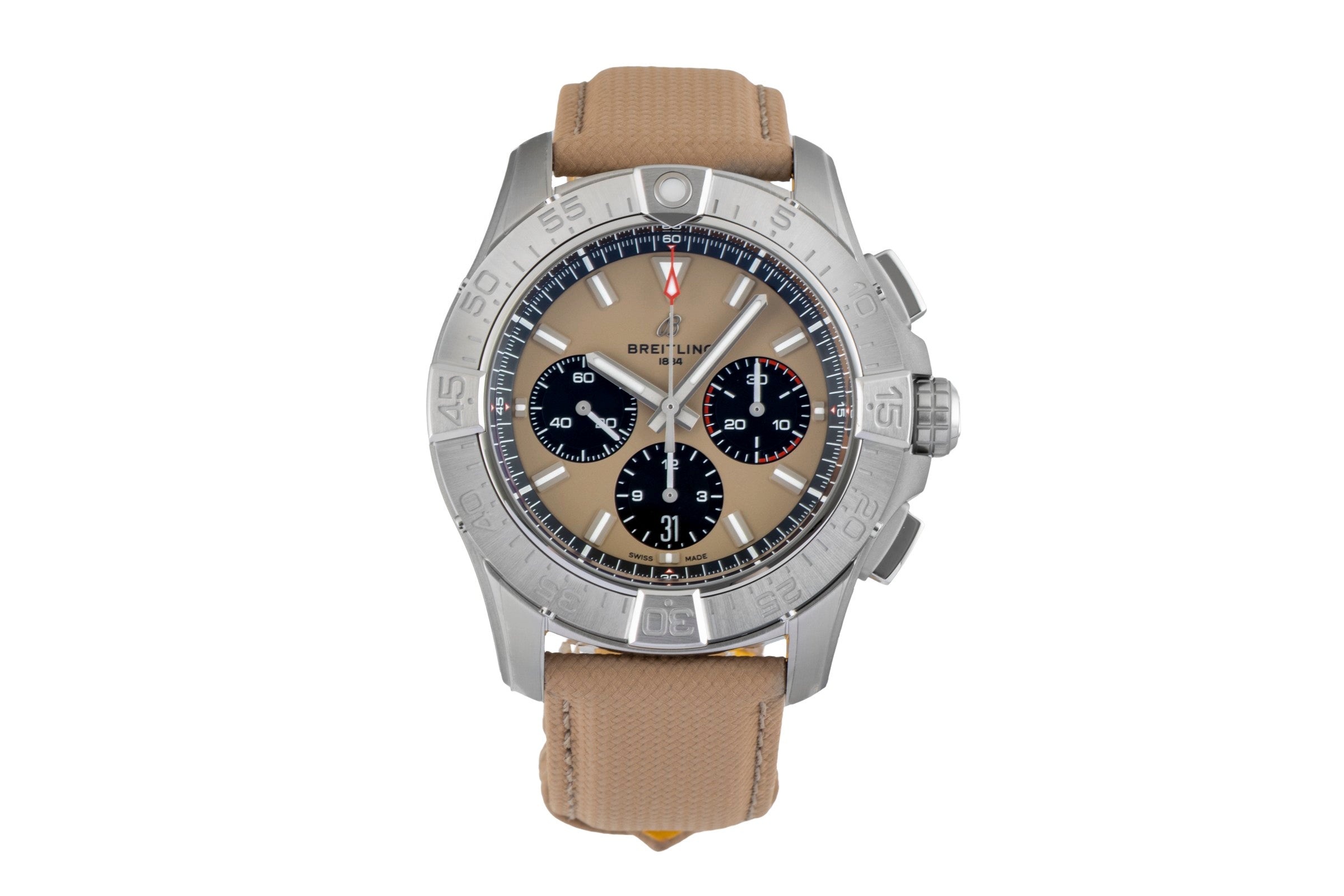Breitling Avenger B01 Chronograph 44 Stahl Automatik Ref. AB0147101A1X1 B&P New [2602154]