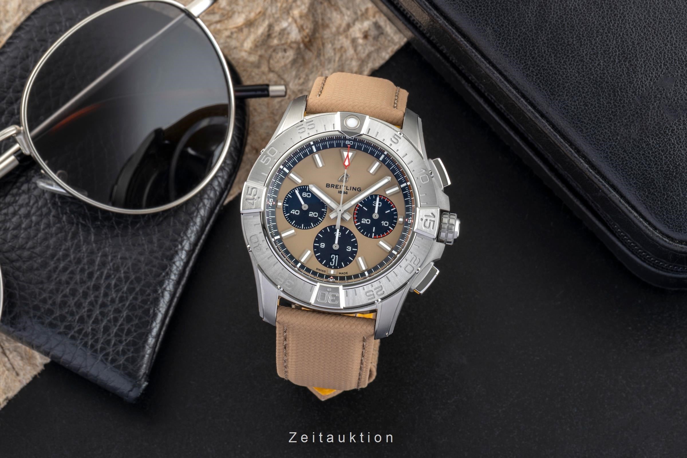 Breitling Avenger cronógrafo acero automático reloj para caballeros AB0147101A1X1 LP: 6900EUR  [2602154]