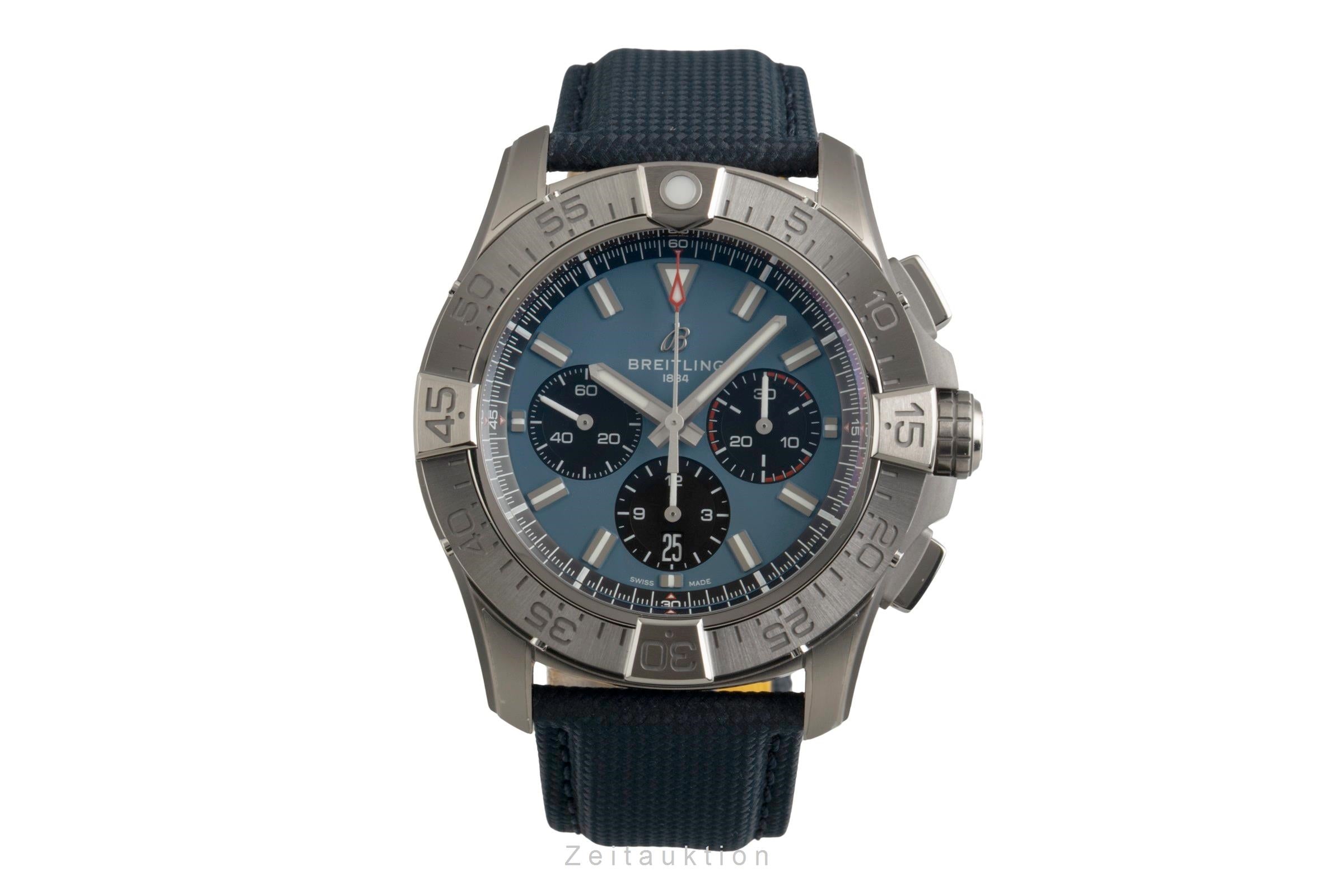 Breitling Avenger chronograph titanium automatic men's watch EB0148101C1X1 LP: 9150EUR  [2602159]
