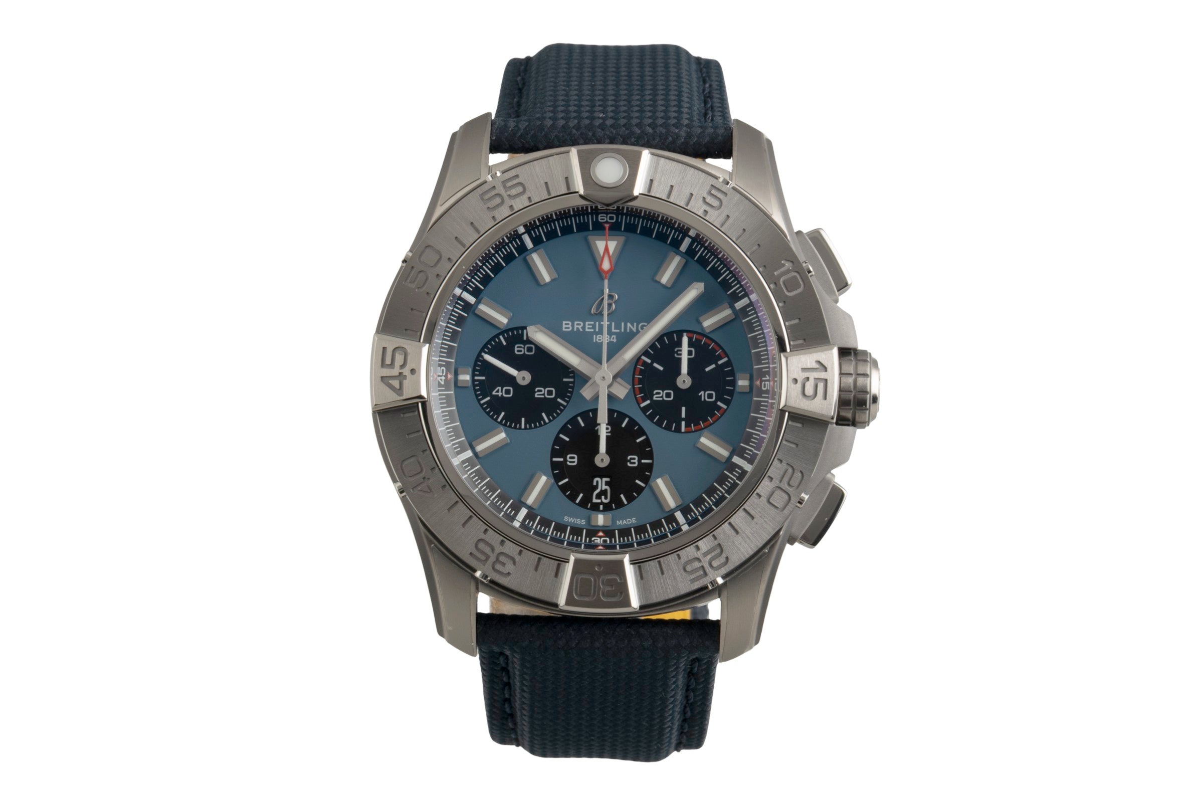 Breitling Super Avenger B01 Chronograph 46 Titan Automatik Ref EB0148101C1X1 B&P [2602159]