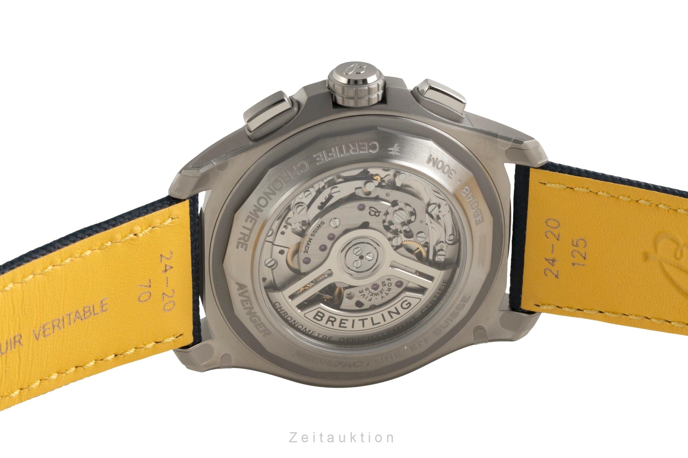 Breitling Avenger chronograph titanium automatic men's watch EB0148101C1X1 LP: 9150EUR  [2602159]