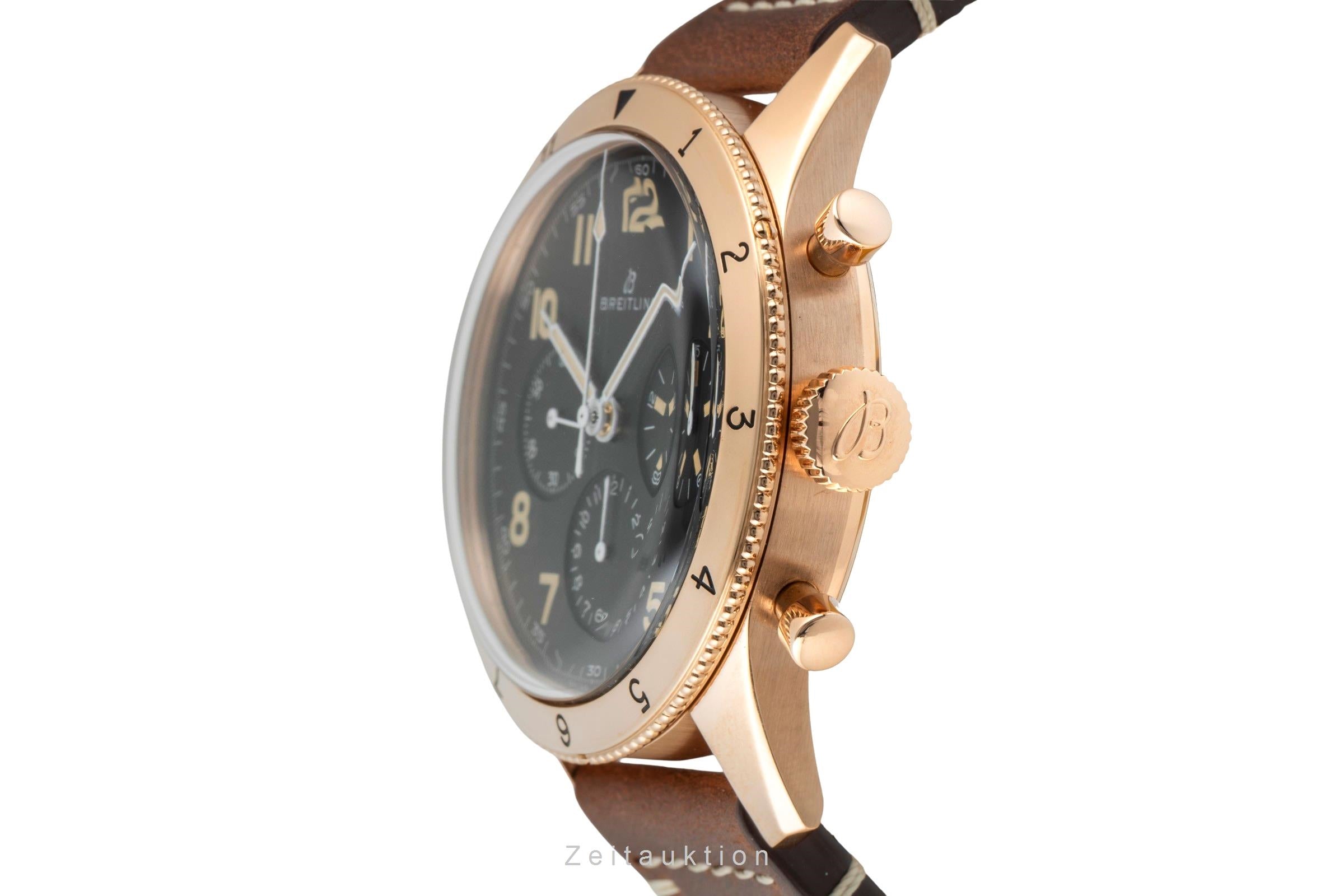 Breitling Avi chronograph 18 ct red gold manual winding men's watch RB0920131B1X1 LP: 25500EUR  [2602162]