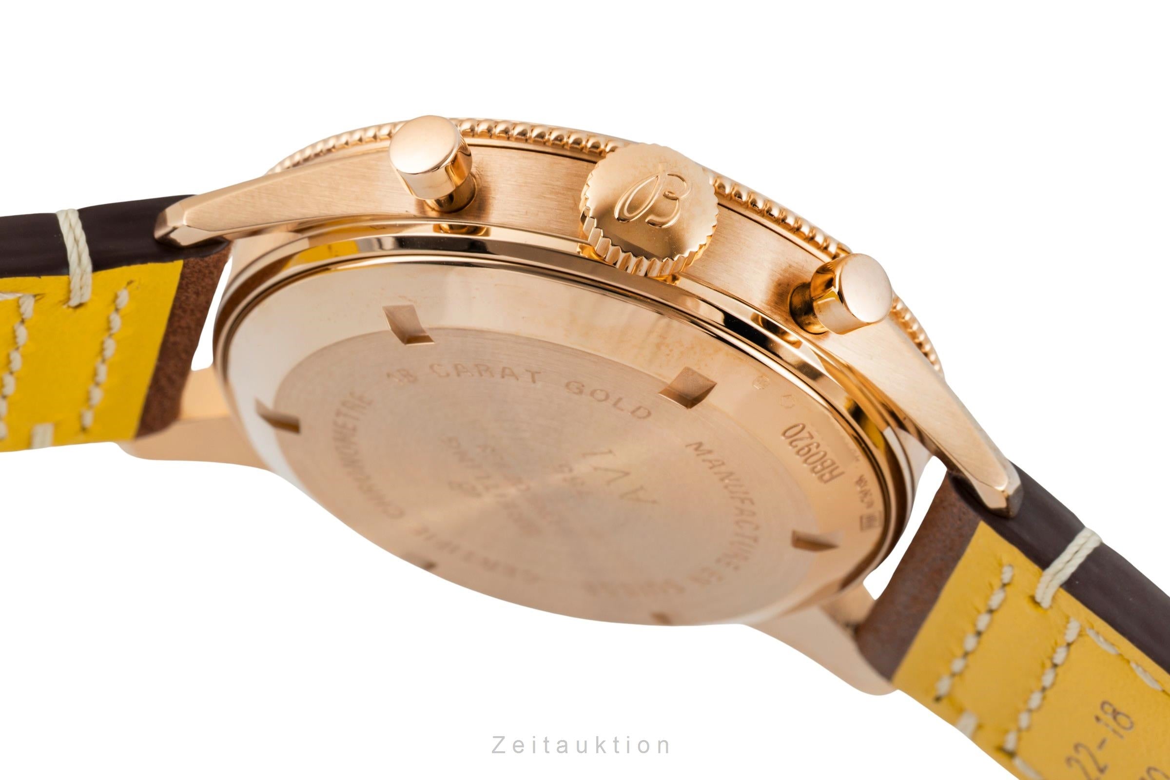 Breitling Avi chronograph 18 ct red gold manual winding men's watch RB0920131B1X1 LP: 25500EUR  [2602162]