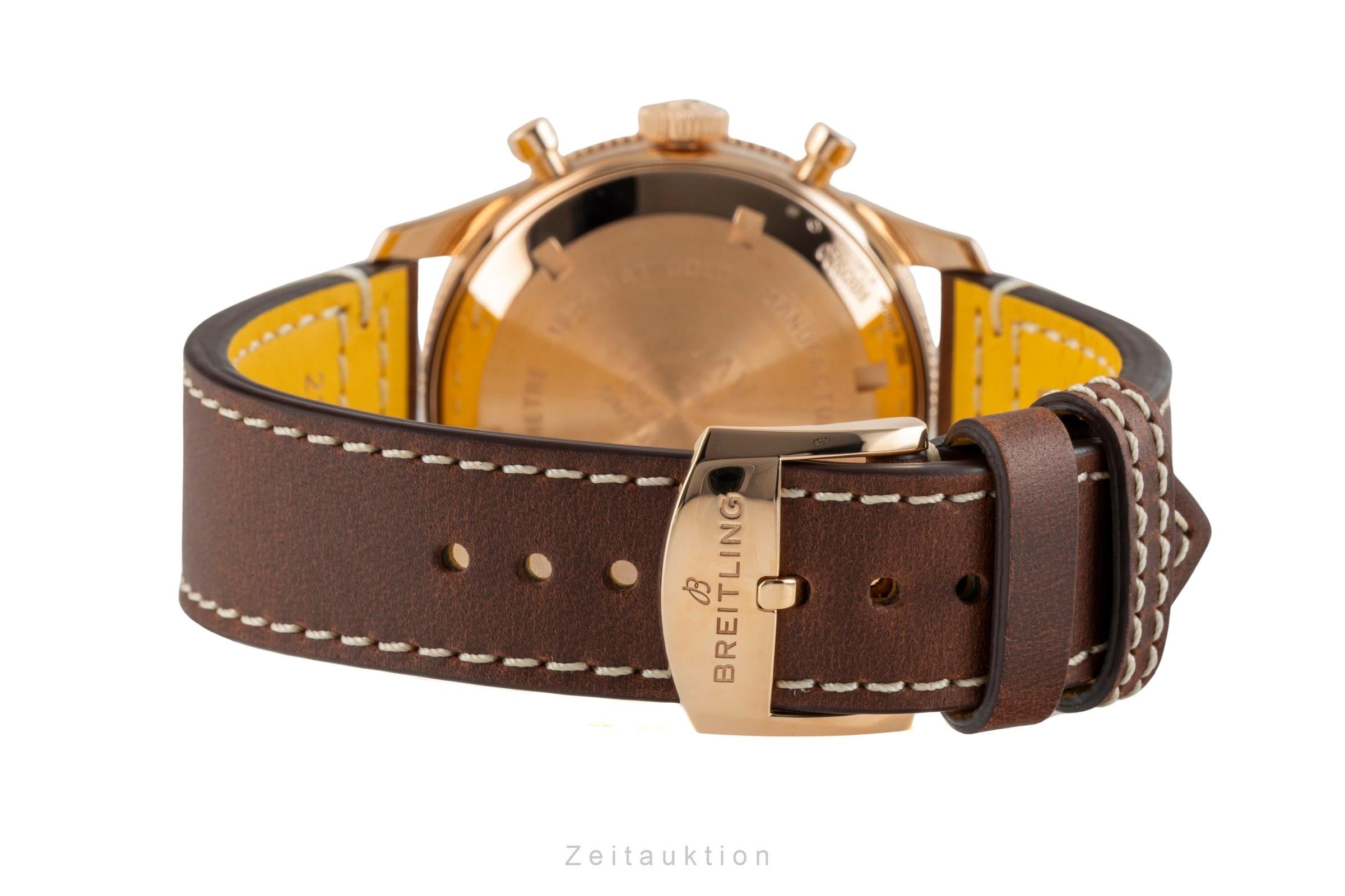 Breitling Avi chronograph 18 ct red gold manual winding men's watch RB0920131B1X1 LP: 25500EUR  [2602162]