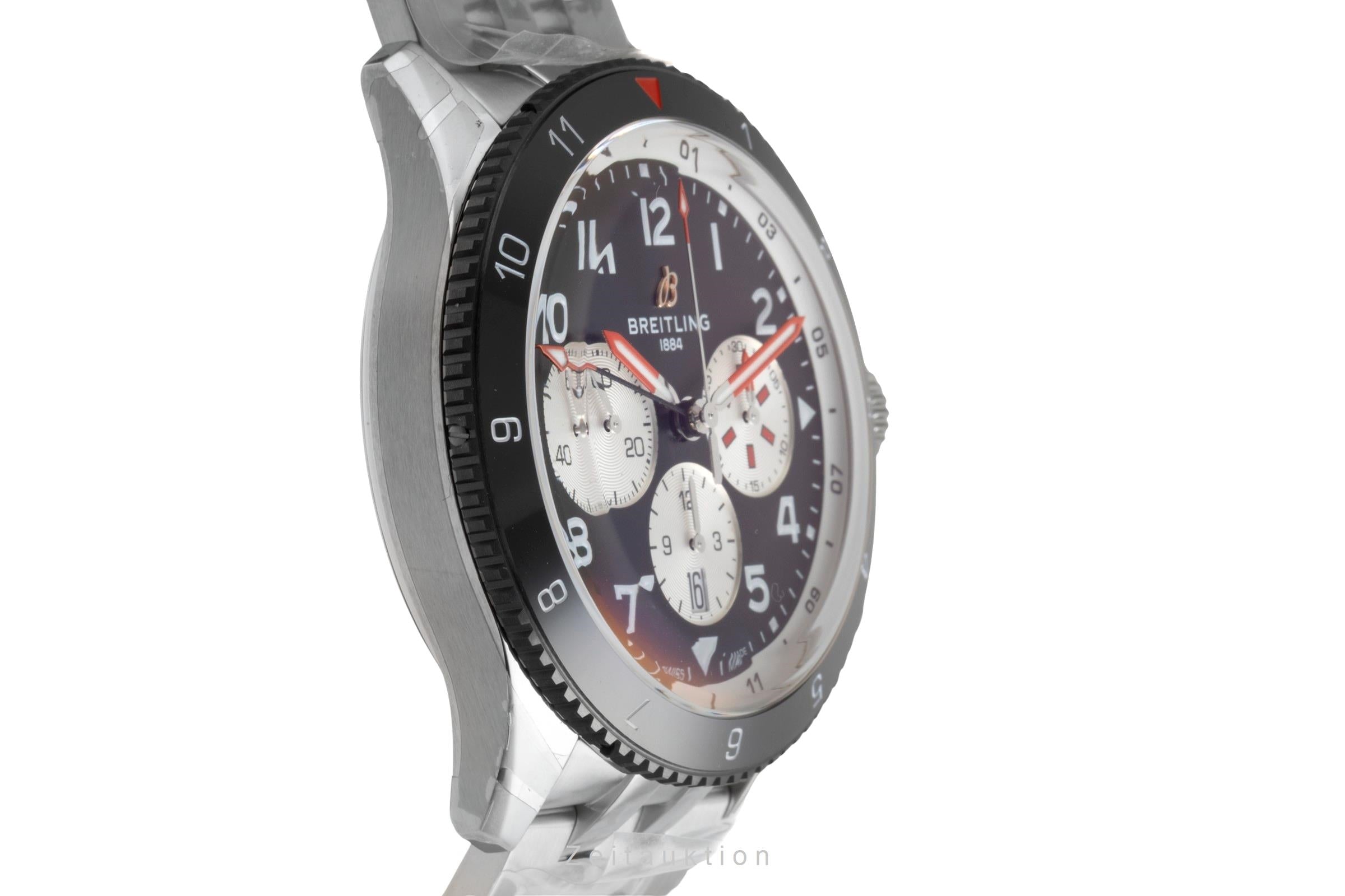 Breitling Super Avi cronógrafo acero automático reloj para caballeros YB04451A1B1A1 LP: 11600EUR  [2602163]