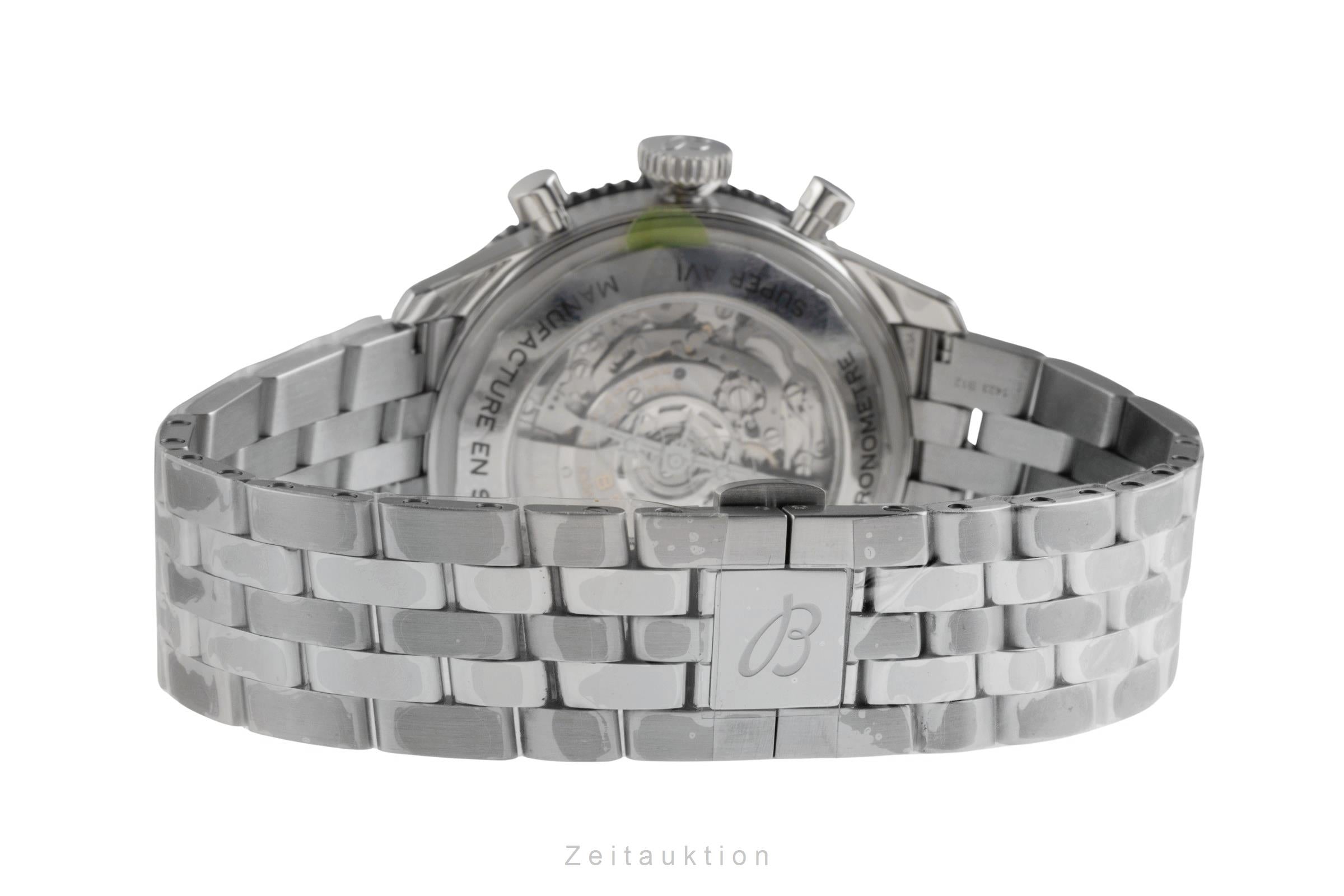 Breitling Super Avi cronógrafo acero automático reloj para caballeros YB04451A1B1A1 LP: 11600EUR  [2602163]