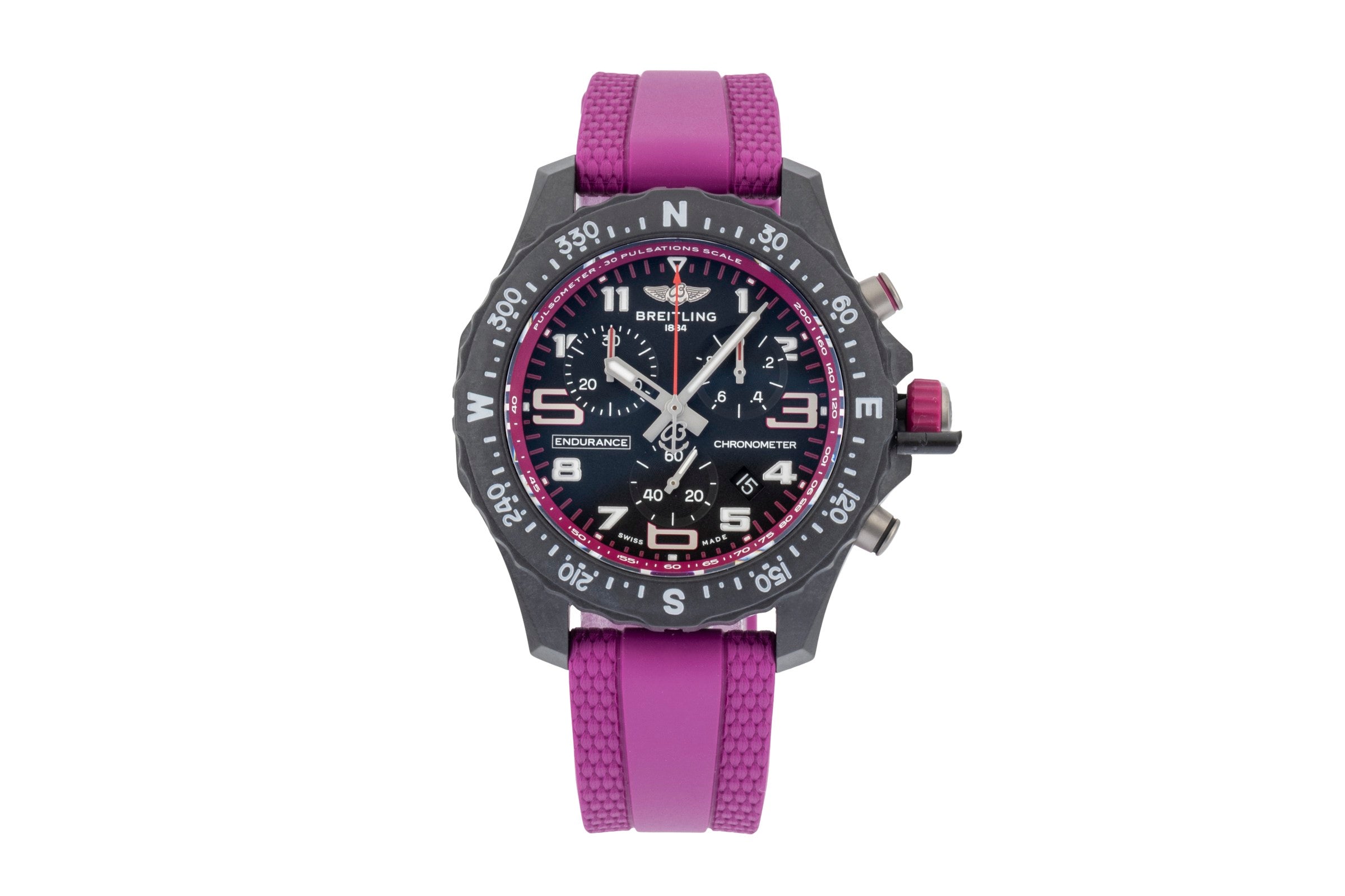 Breitling Endurance Pro chronographe breitlight quartz montre pour femmes X83310F61B1S1  [2602165]