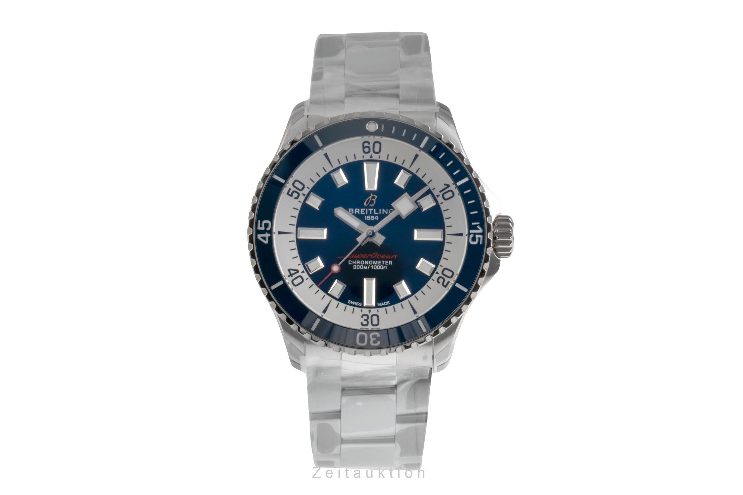 Breitling Superocean 42 Stahl Automatik Ref. A17375E71C1A1 B&P NP: 5650,- € [2602168]