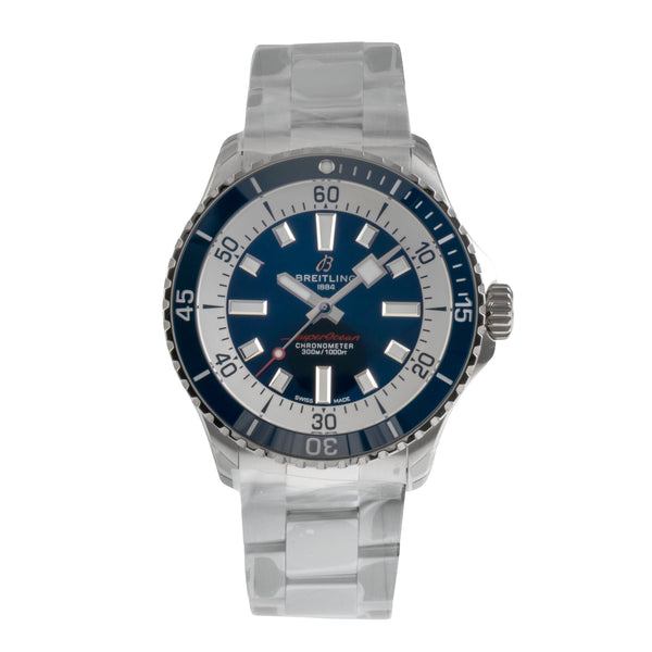 Breitling Superocean 42 Stahl Automatik Ref. A17375E71C1A1 B&P NP: 5650,- € [2602168]