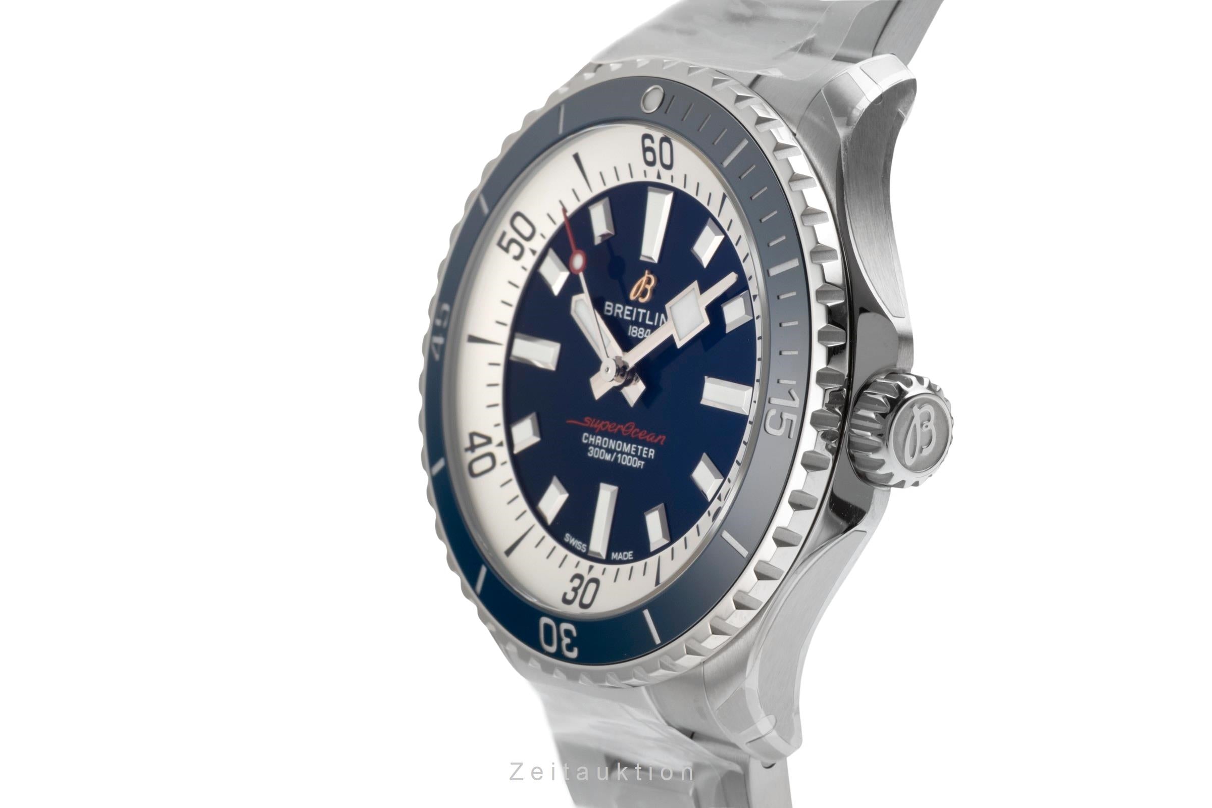 Breitling Superocean 42 Stahl Automatik Ref. A17375E71C1A1 B&P NP: 5650,- € [2602168]
