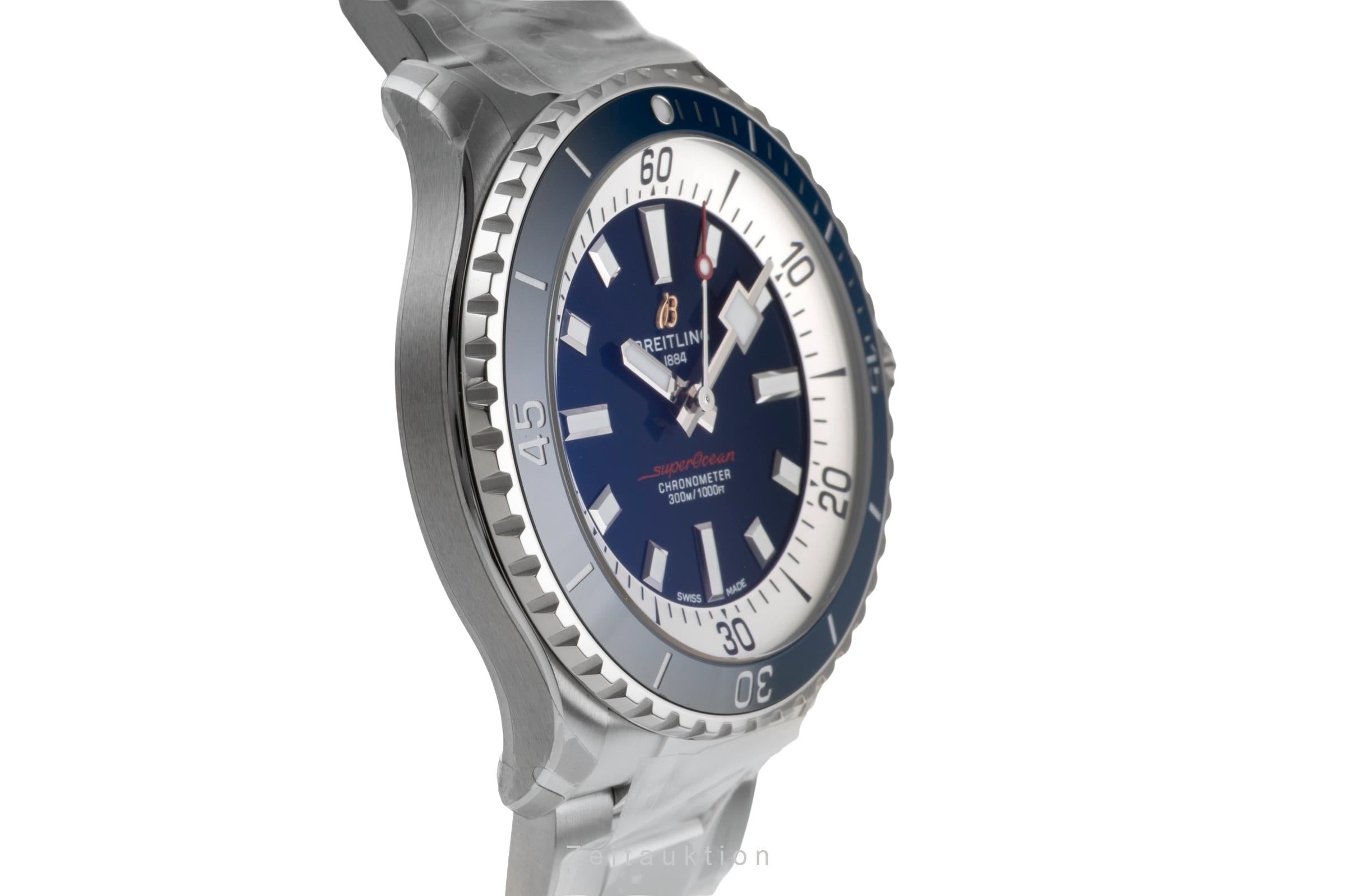 Breitling Superocean 42 Stahl Automatik Ref. A17375E71C1A1 B&P NP: 5650,- € [2602168]