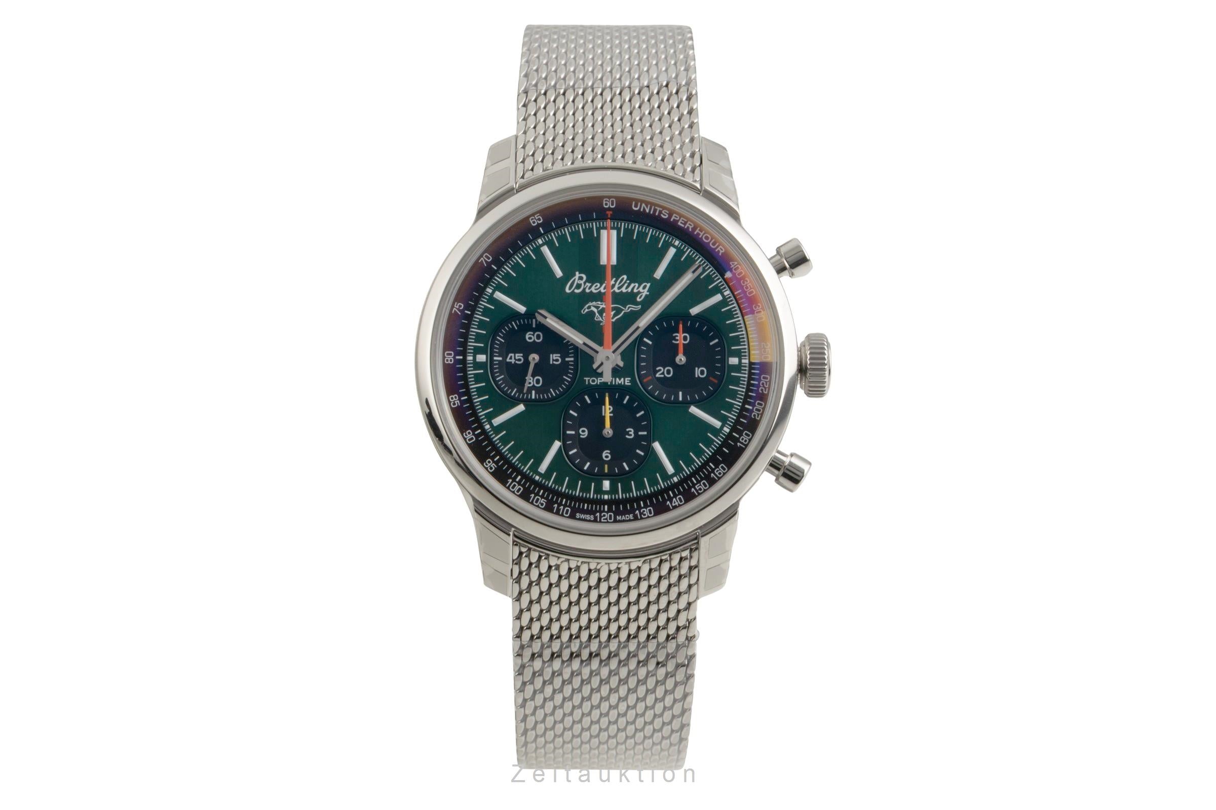 Breitling Top Time chronograph steel automatic men's watch AB01762A1L1A1 LP: 7650EUR  [2602176]