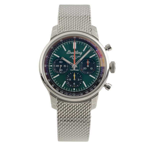Breitling Top Time chronograph steel automatic men's watch AB01762A1L1A1 LP: 7650EUR  [2602176]
