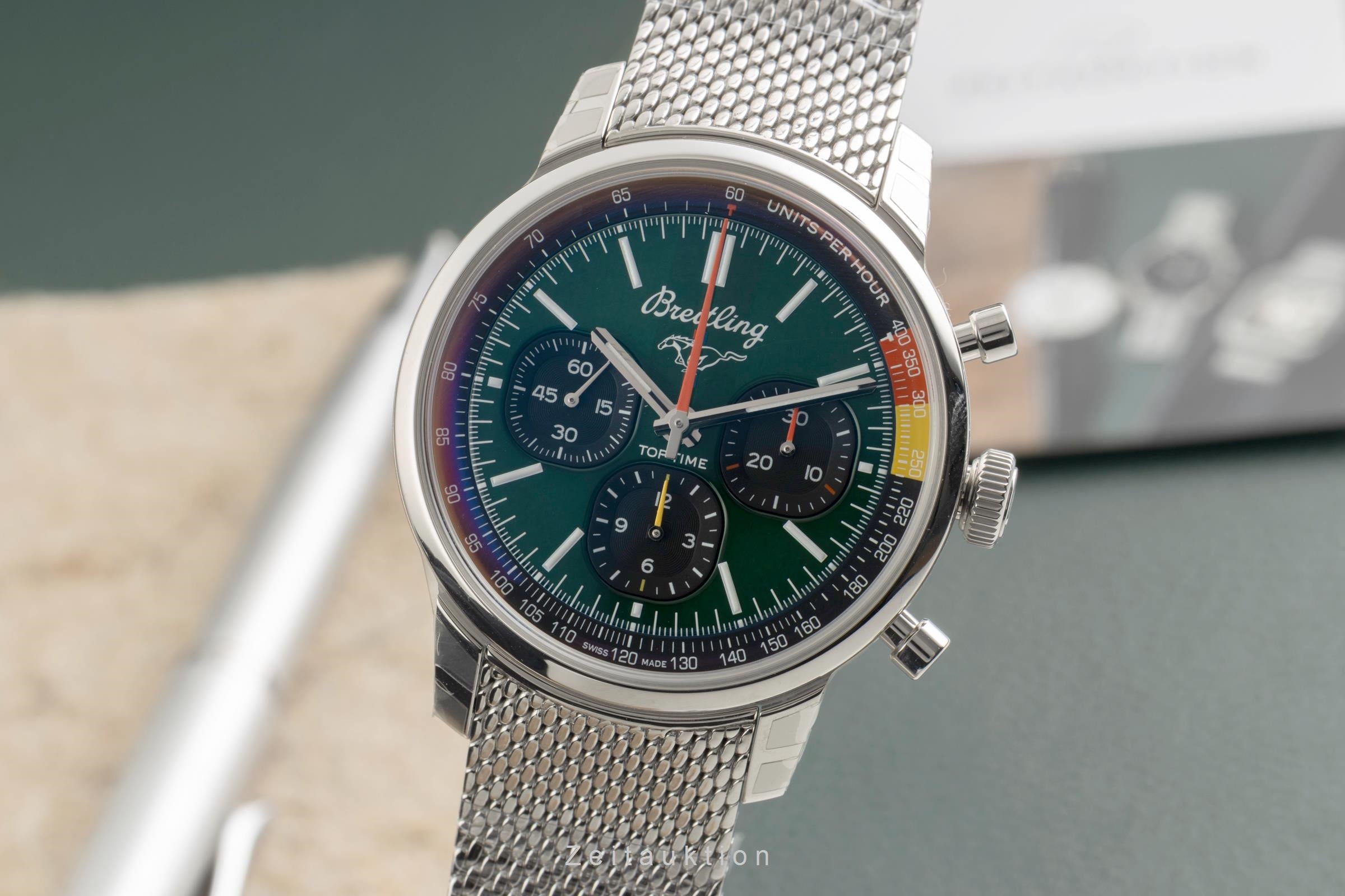 Breitling Top Time chronograph steel automatic men's watch AB01762A1L1A1 LP: 7650EUR  [2602176]