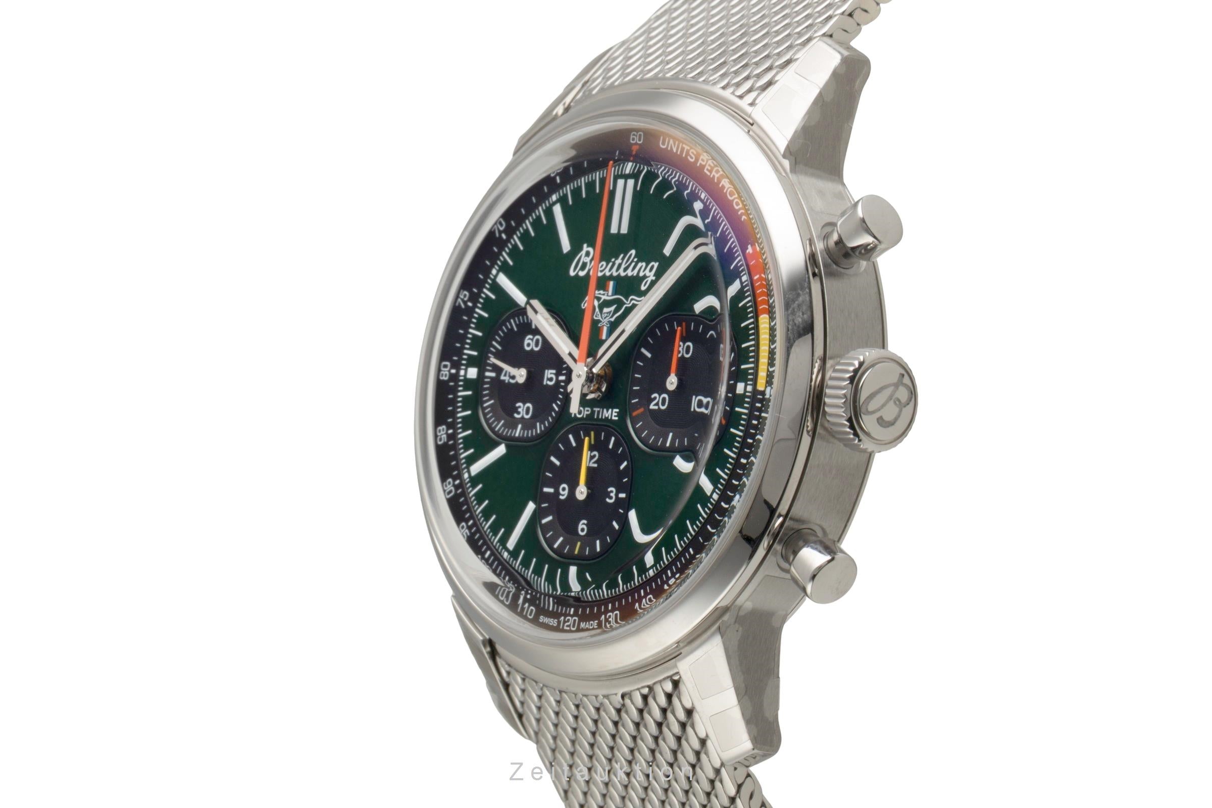 Breitling Top Time chronograph steel automatic men's watch AB01762A1L1A1 LP: 7650EUR  [2602176]
