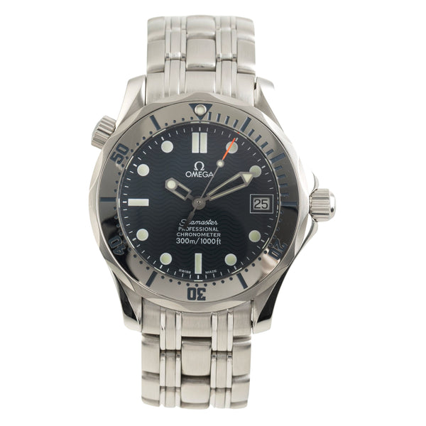 Omega Seamaster acero automático reloj para caballeros 2552.80.00  [2602177]