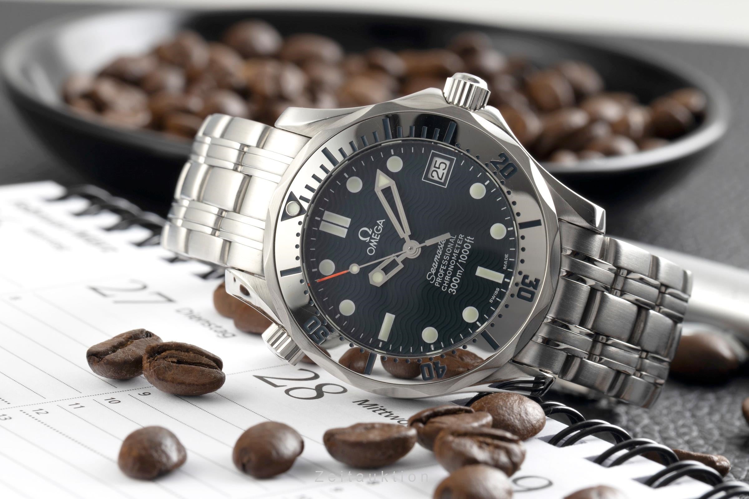 Omega Seamaster acero automático reloj para caballeros 2552.80.00  [2602177]