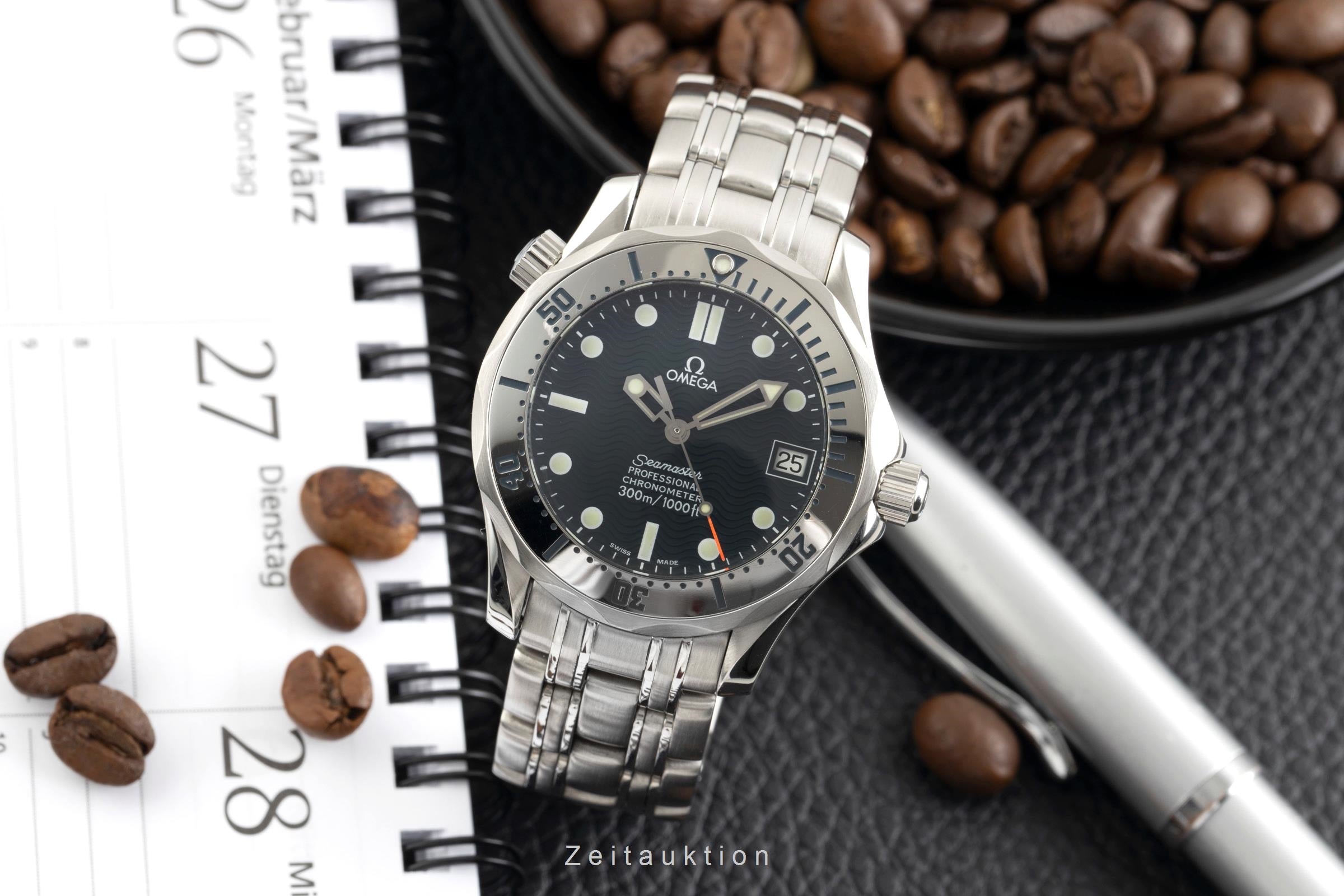 Omega Seamaster acero automático reloj para caballeros 2552.80.00  [2602177]