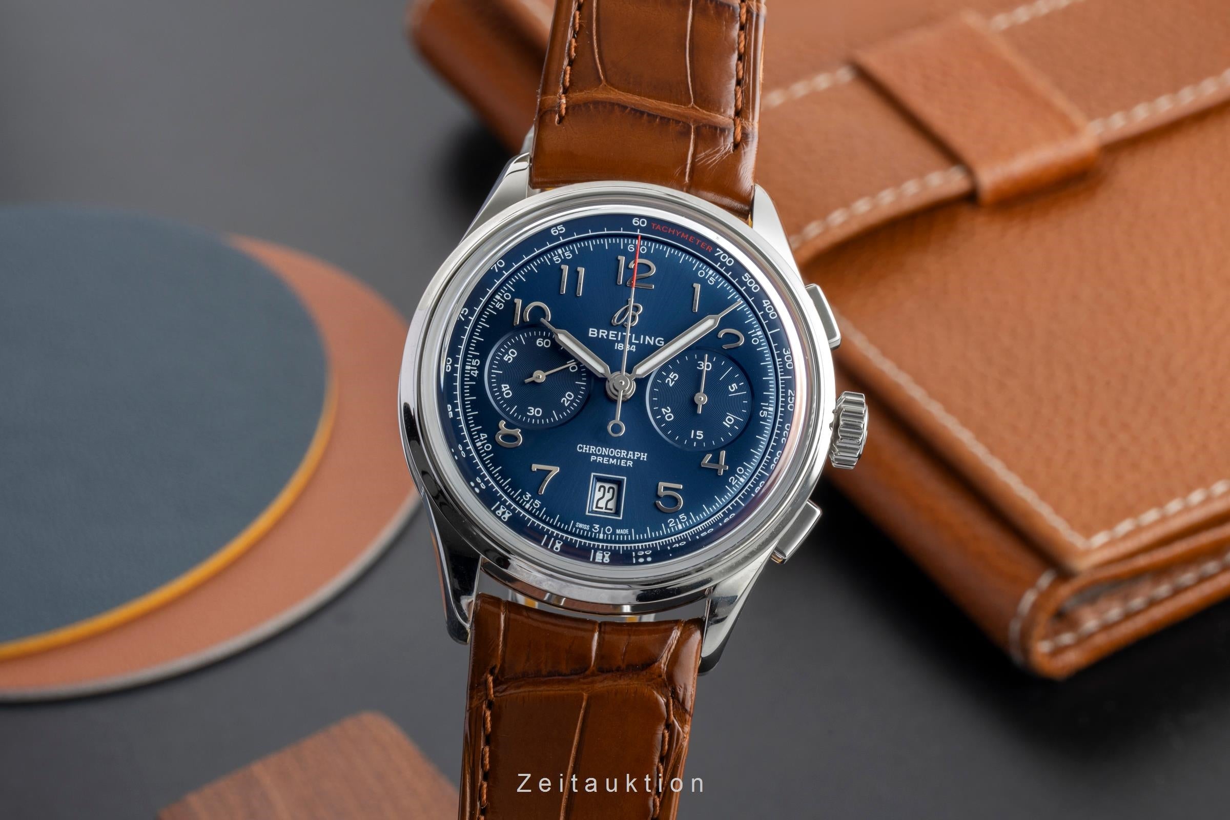 Breitling Premier chronographe acier automatique montre pour hommes AB0145171C1P1 LP: 9000EUR  [2602184]