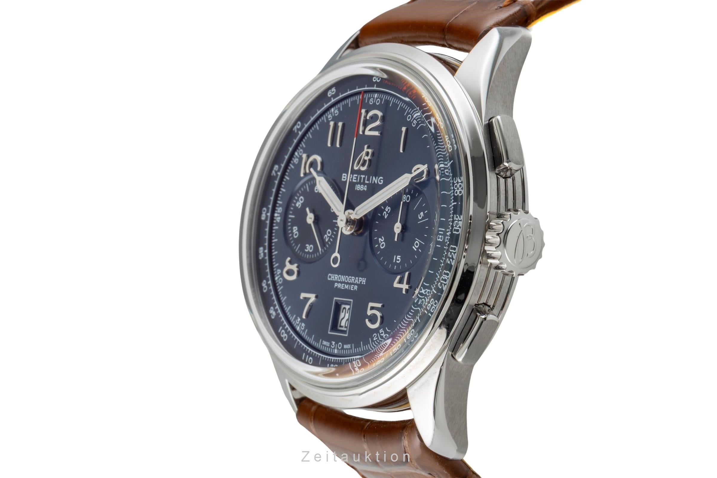 Breitling Premier cronógrafo acero automático reloj para caballeros AB0145171C1P1 LP: 9000EUR  [2602184]