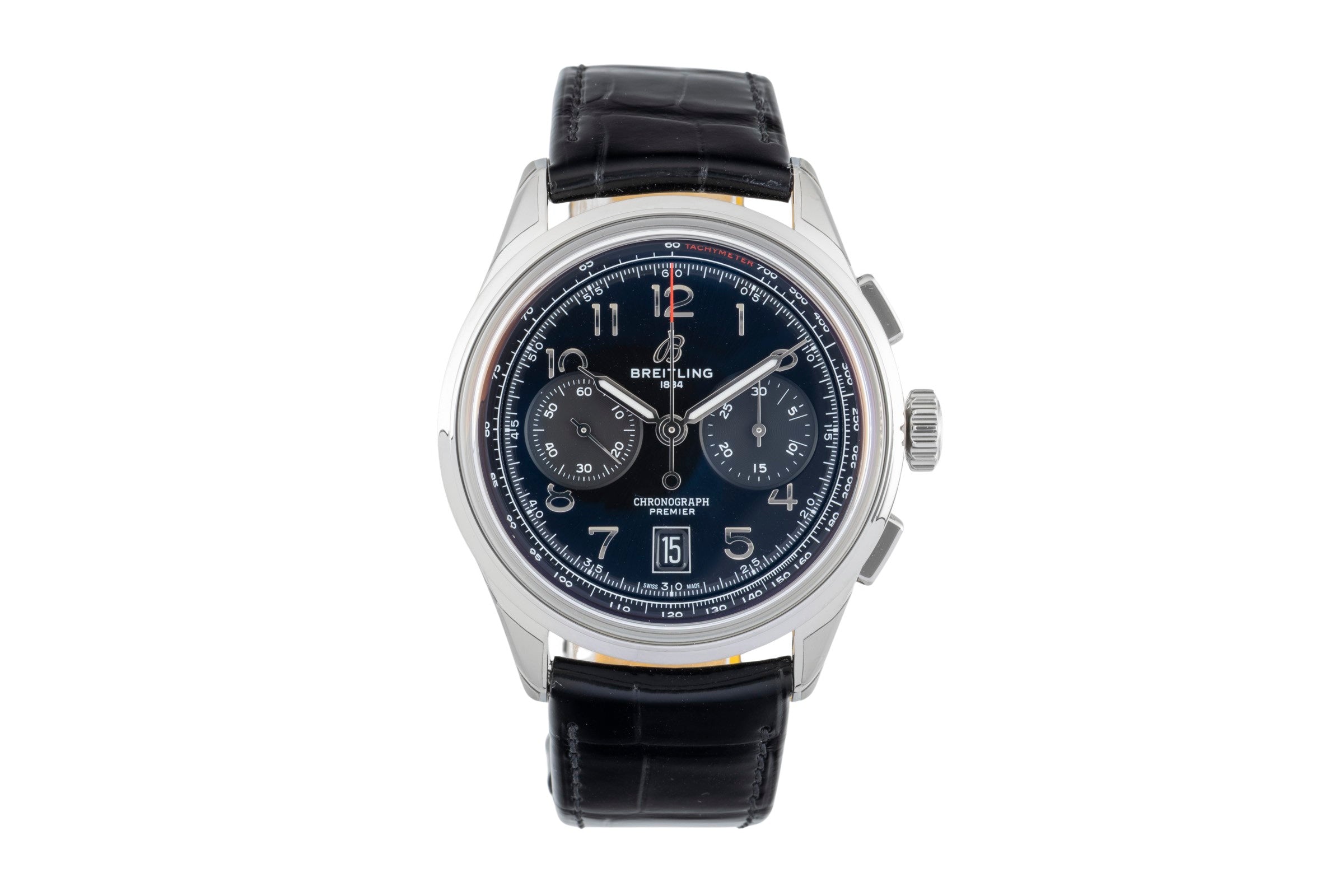 Breitling Premier chronographe acier automatique montre pour hommes AB0145221B1P1 LP: 9000EUR  [2602186]