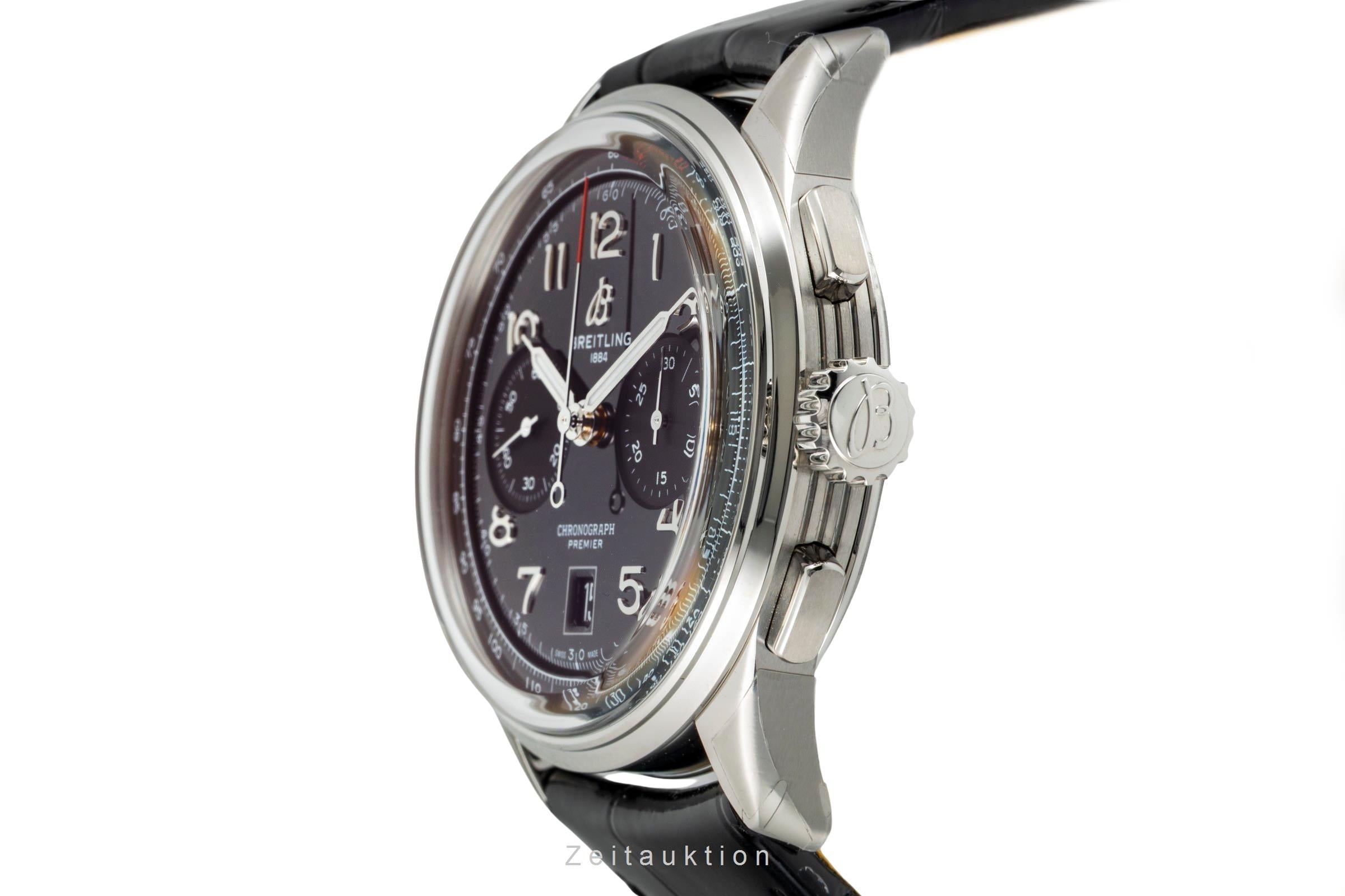 Breitling Premier cronógrafo acero automático reloj para caballeros AB0145221B1P1 LP: 9000EUR  [2602186]