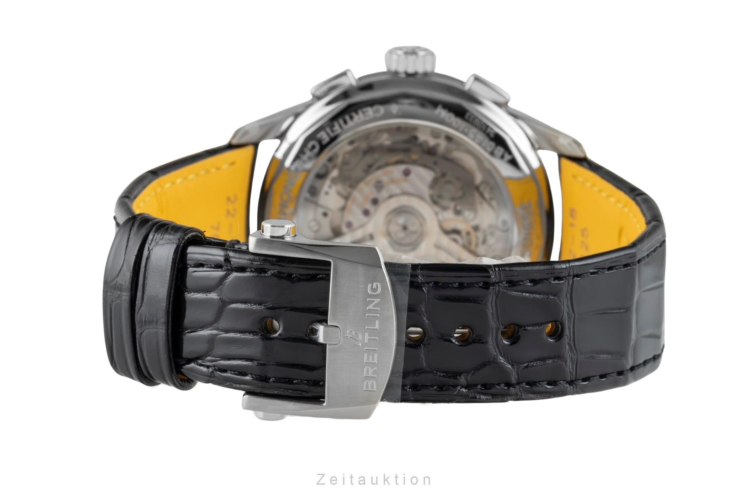 Breitling Premier cronógrafo acero automático reloj para caballeros AB0145221B1P1 LP: 9000EUR  [2602186]
