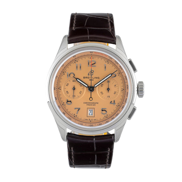 Breitling Premier cronógrafo acero automático reloj para caballeros AB0145331K1P1 LP: 8850EUR  [2602187]