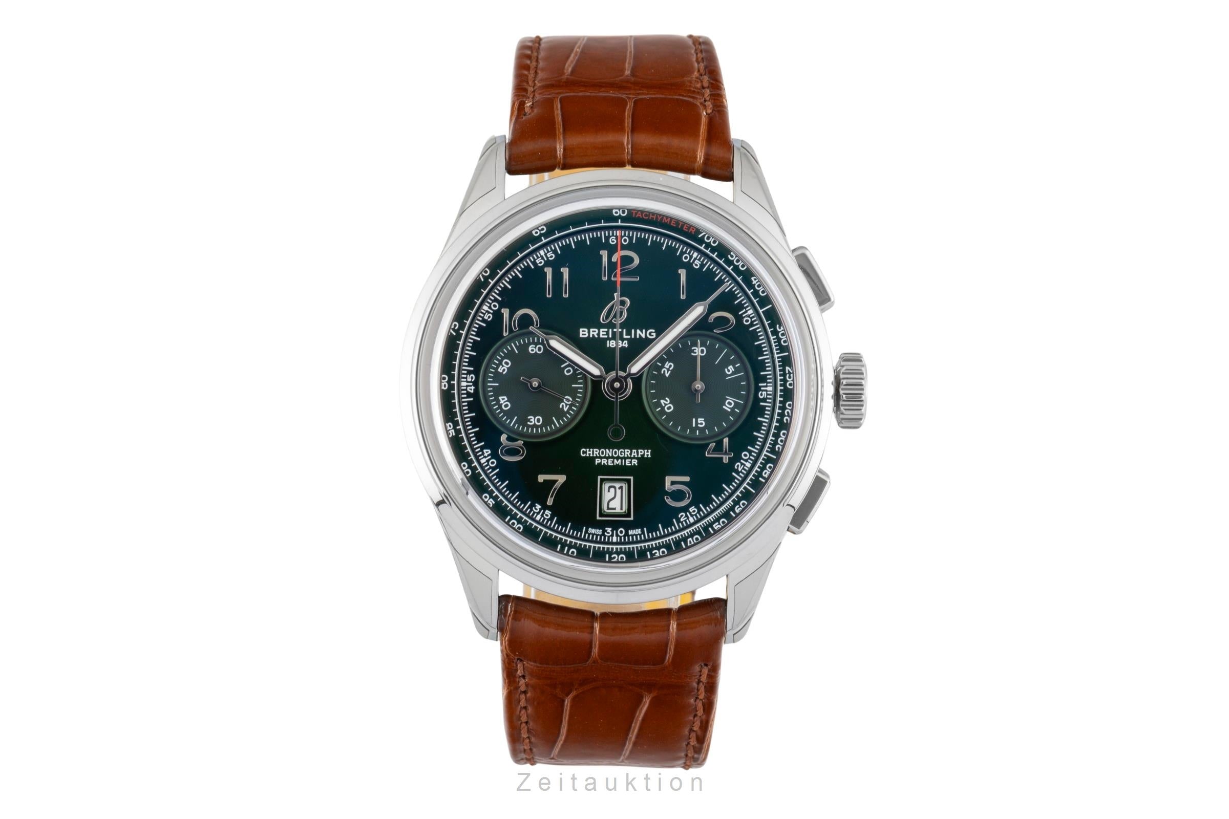 Breitling Premier chronographe acier automatique montre pour hommes AB0145371L1P1 LP: 9000EUR  [2602188]