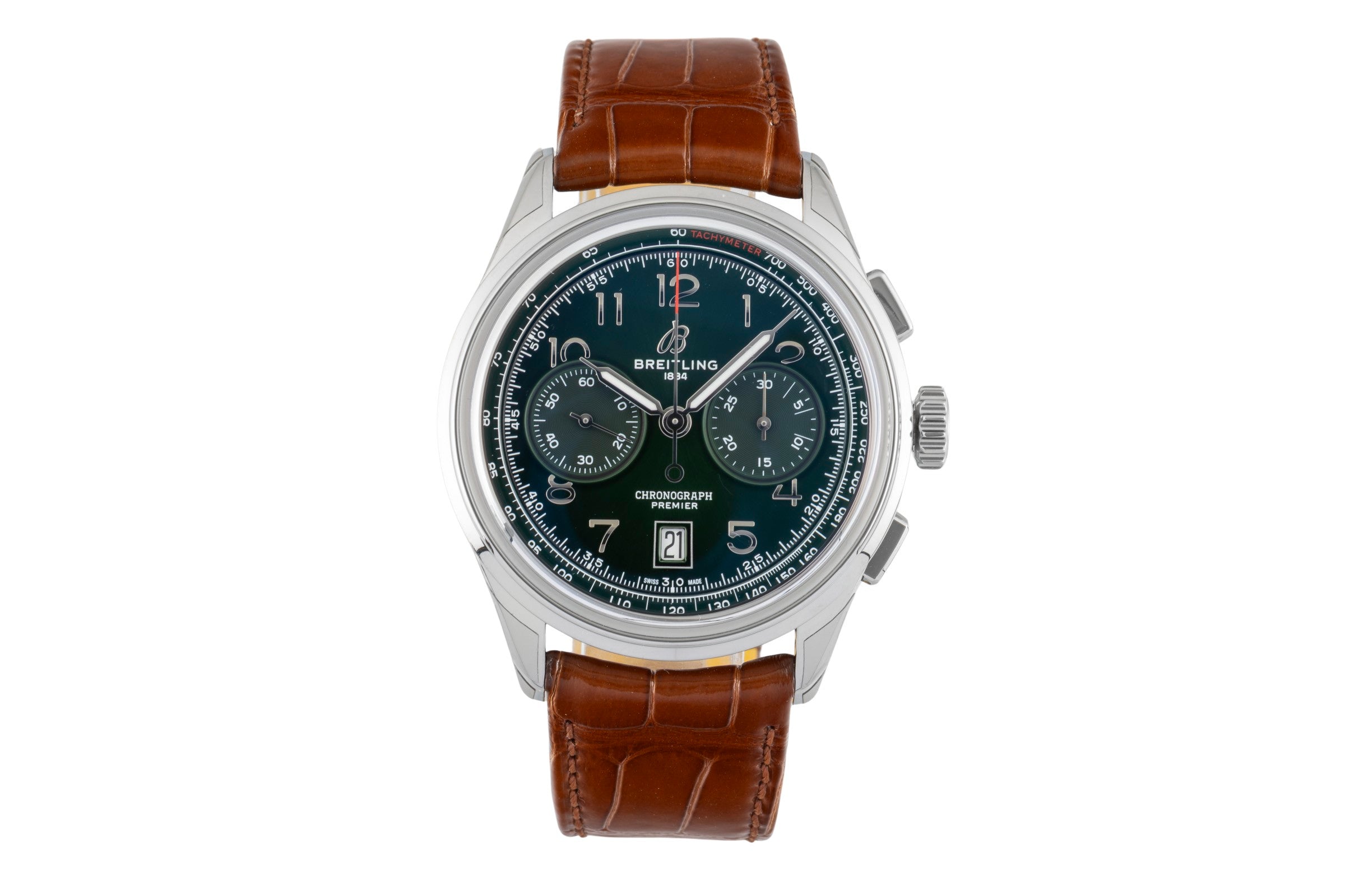 Breitling Premier chronographe acier automatique montre pour hommes AB0145371L1P1 LP: 9000EUR  [2602188]