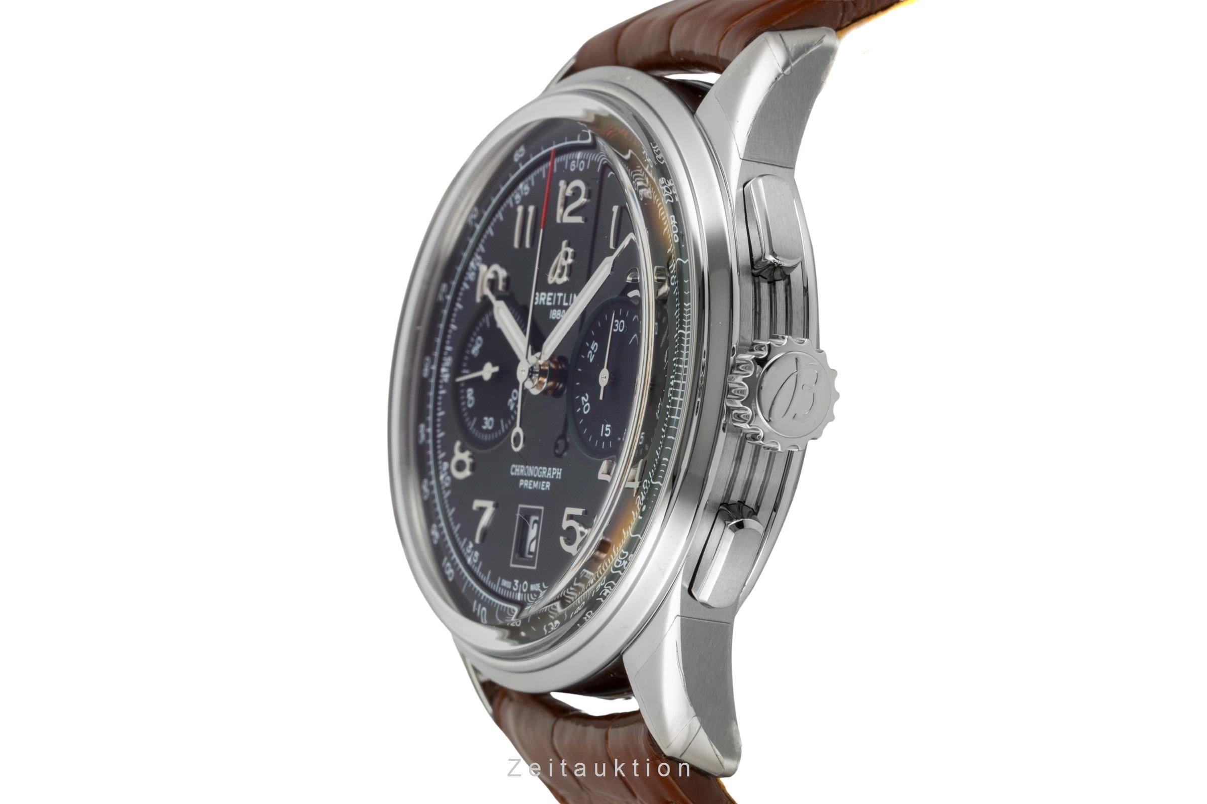 Breitling Premier chronographe acier automatique montre pour hommes AB0145371L1P1 LP: 9000EUR  [2602188]