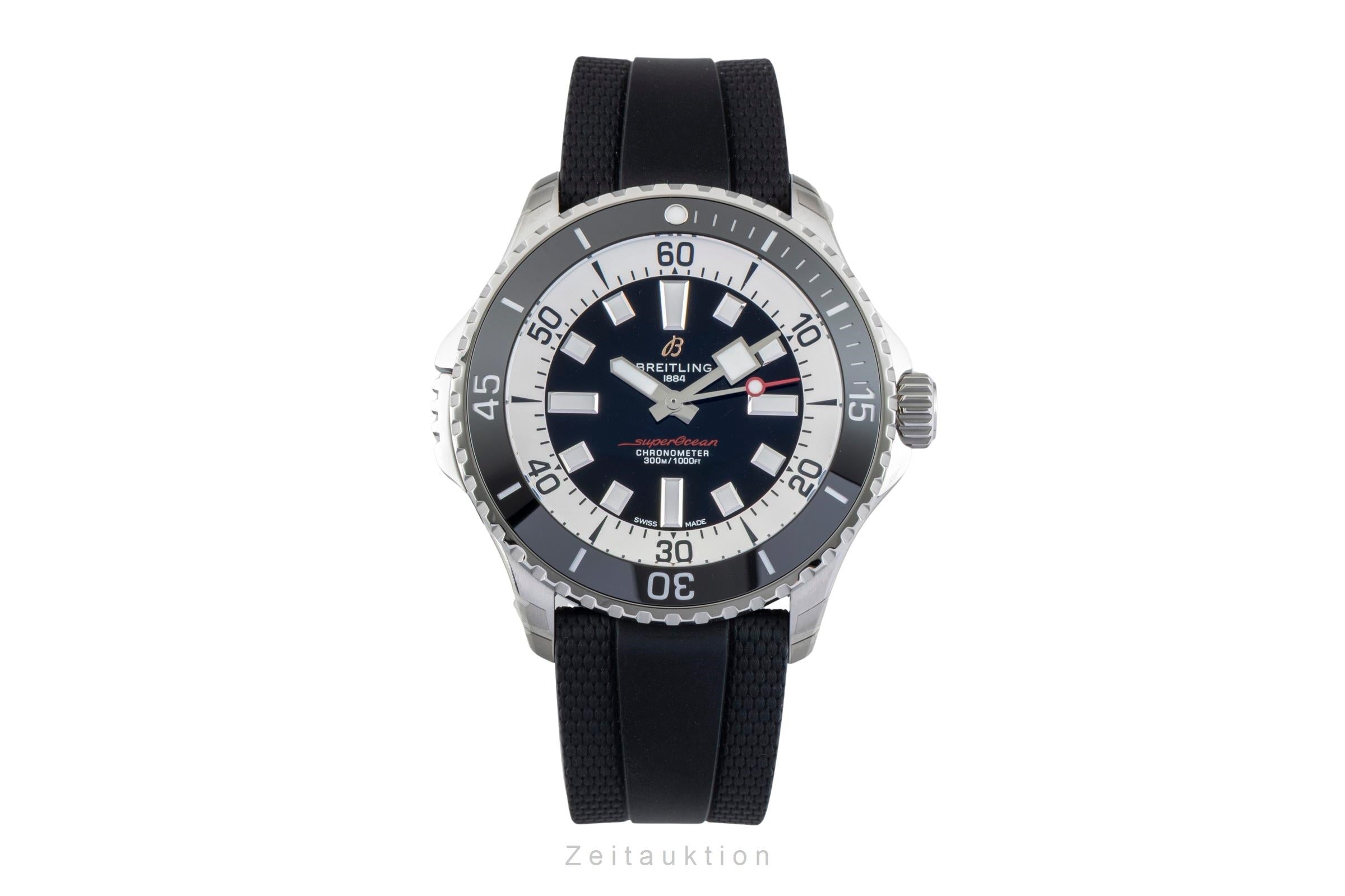 Breitling Superocean Automatic 46 Stahl Automatik Ref. A17378211B1S1 B&P New [2602196]