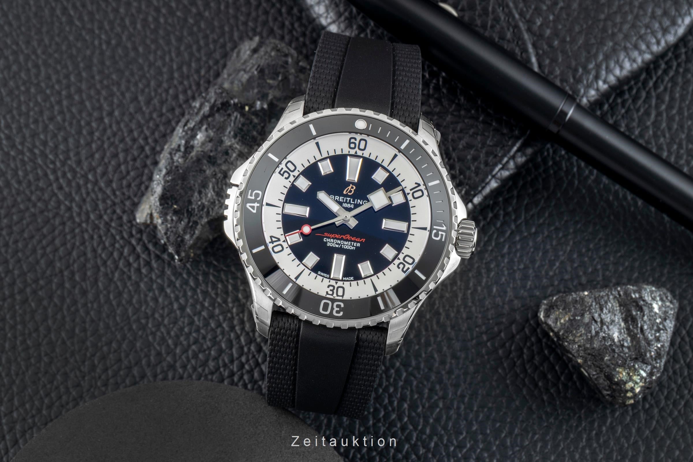 Breitling Superocean Automatic 46 Stahl Automatik Ref. A17378211B1S1 B&P New [2602196]