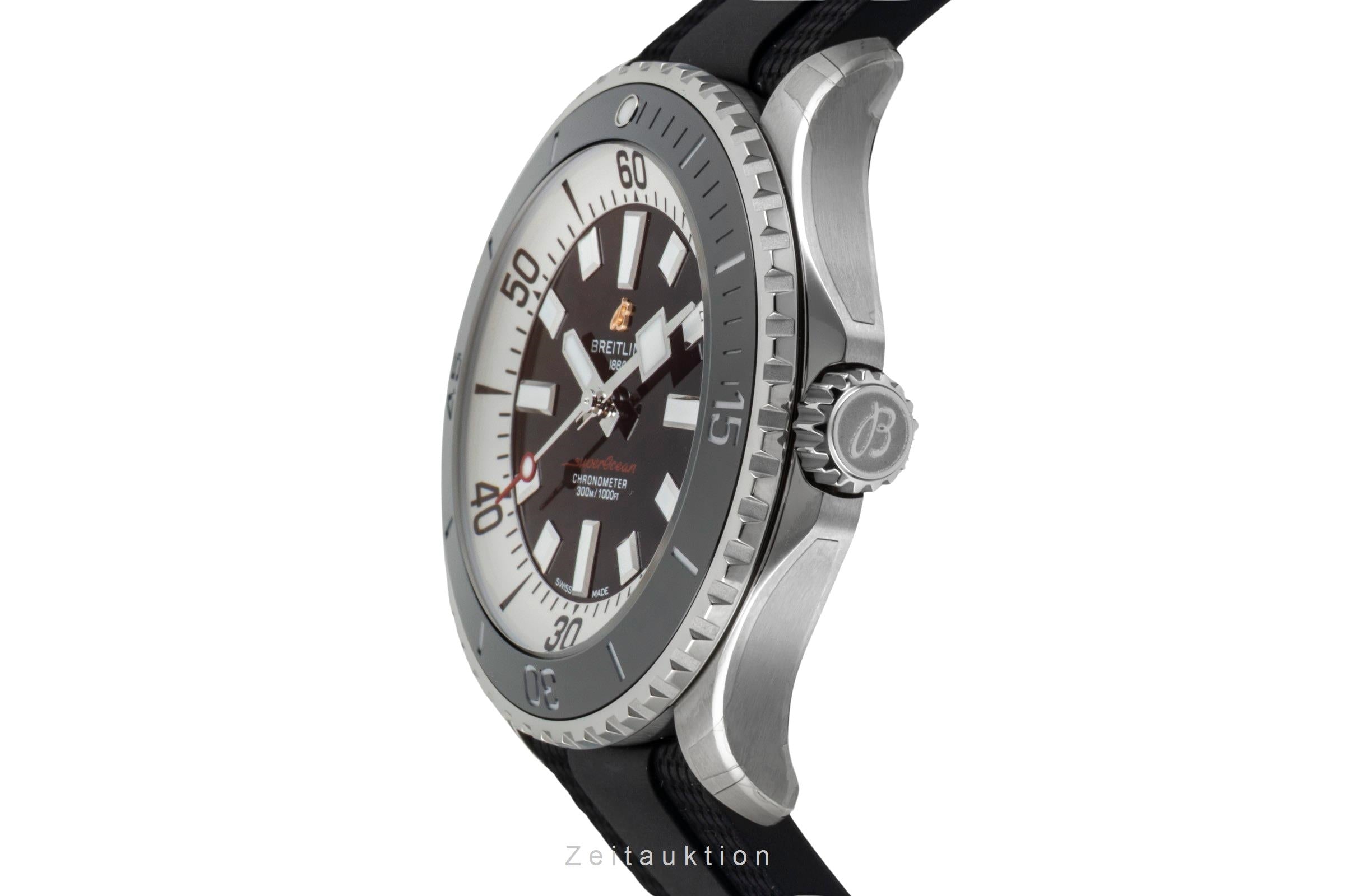 Breitling Superocean Automatic 46 Stahl Automatik Ref. A17378211B1S1 B&P New [2602196]