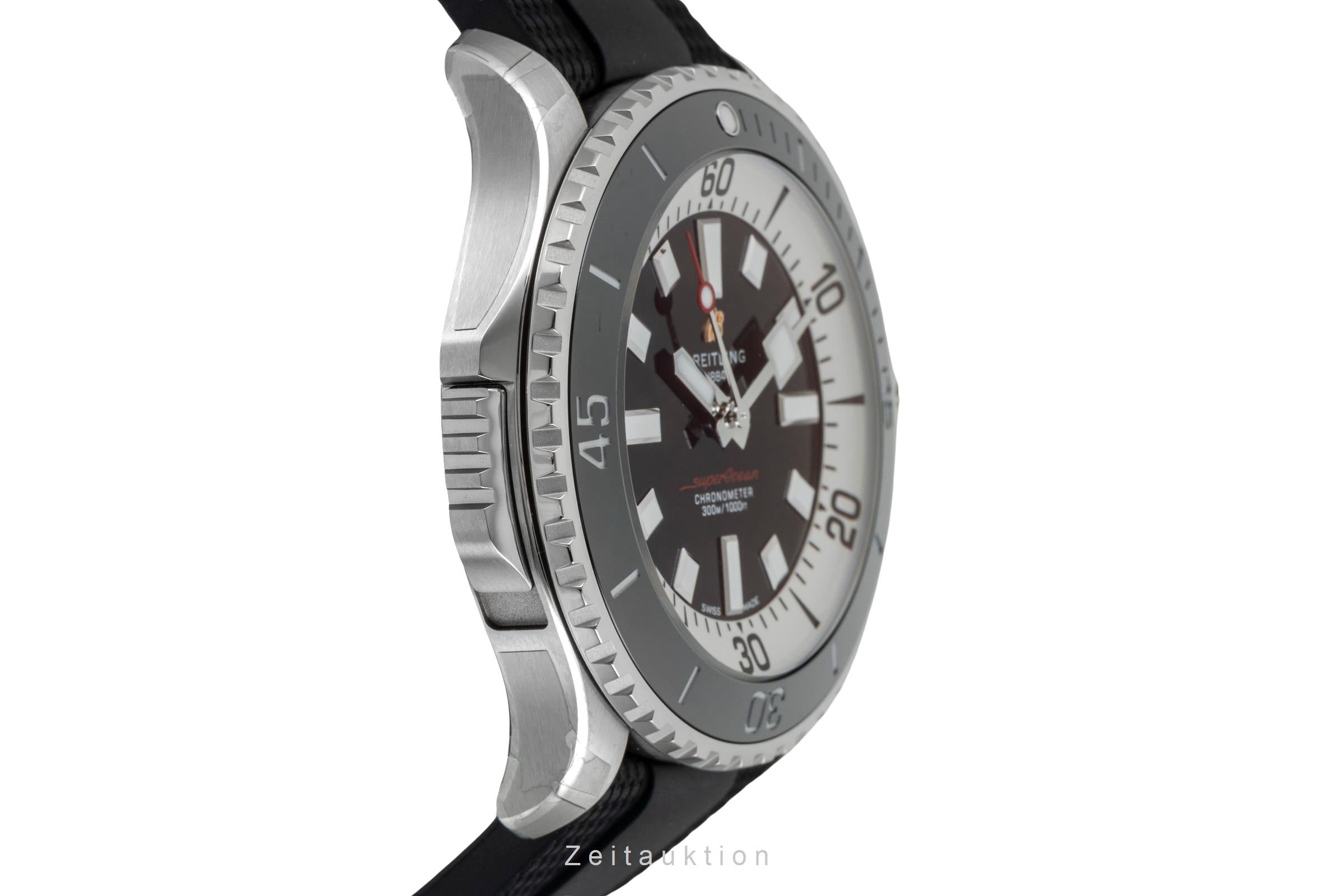 Breitling Superocean Automatic 46 Stahl Automatik Ref. A17378211B1S1 B&P New [2602196]