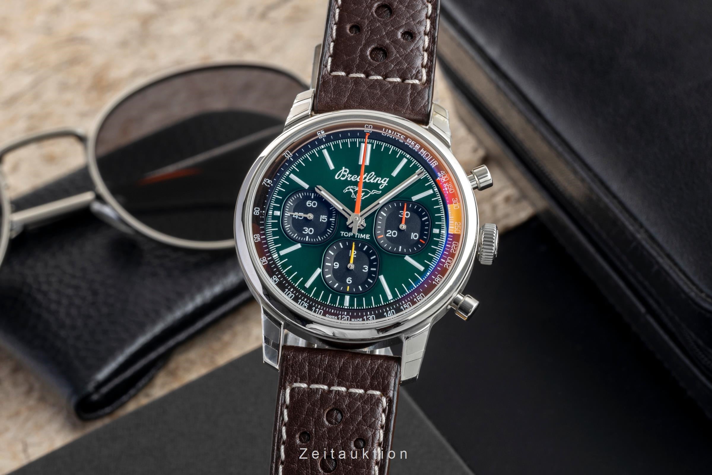 Breitling Top Time chronograph steel automatic men's watch AB01762A1L1X1 LP: 7250EUR  [2602198]