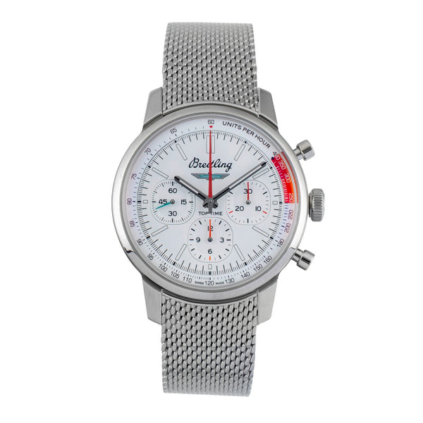 Breitling Top Time chronograph steel automatic men's watch AB01766A1A1A1 LP: 7650EUR  [2602201]