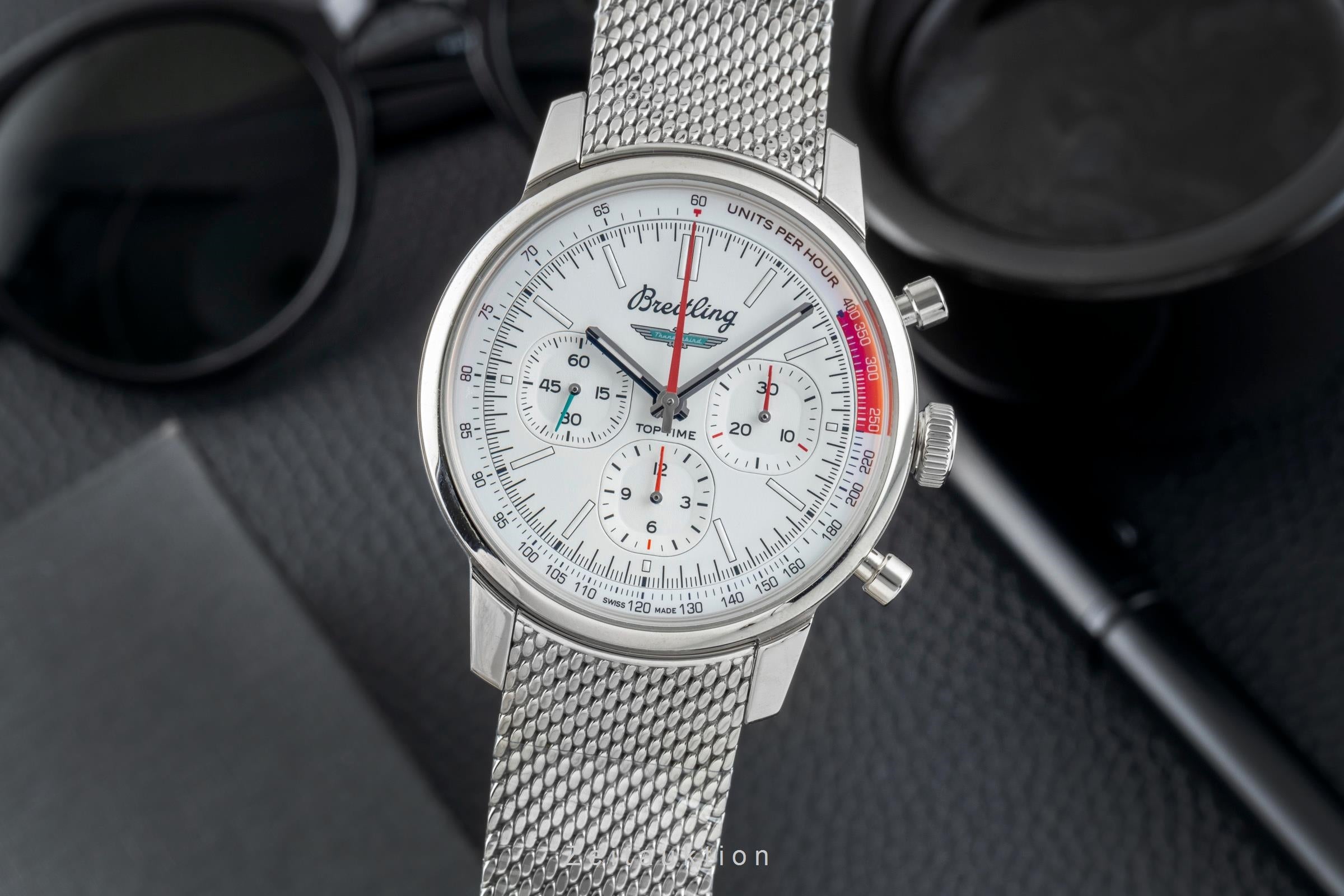 Breitling Top Time chronograph steel automatic men's watch AB01766A1A1A1 LP: 7650EUR  [2602201]