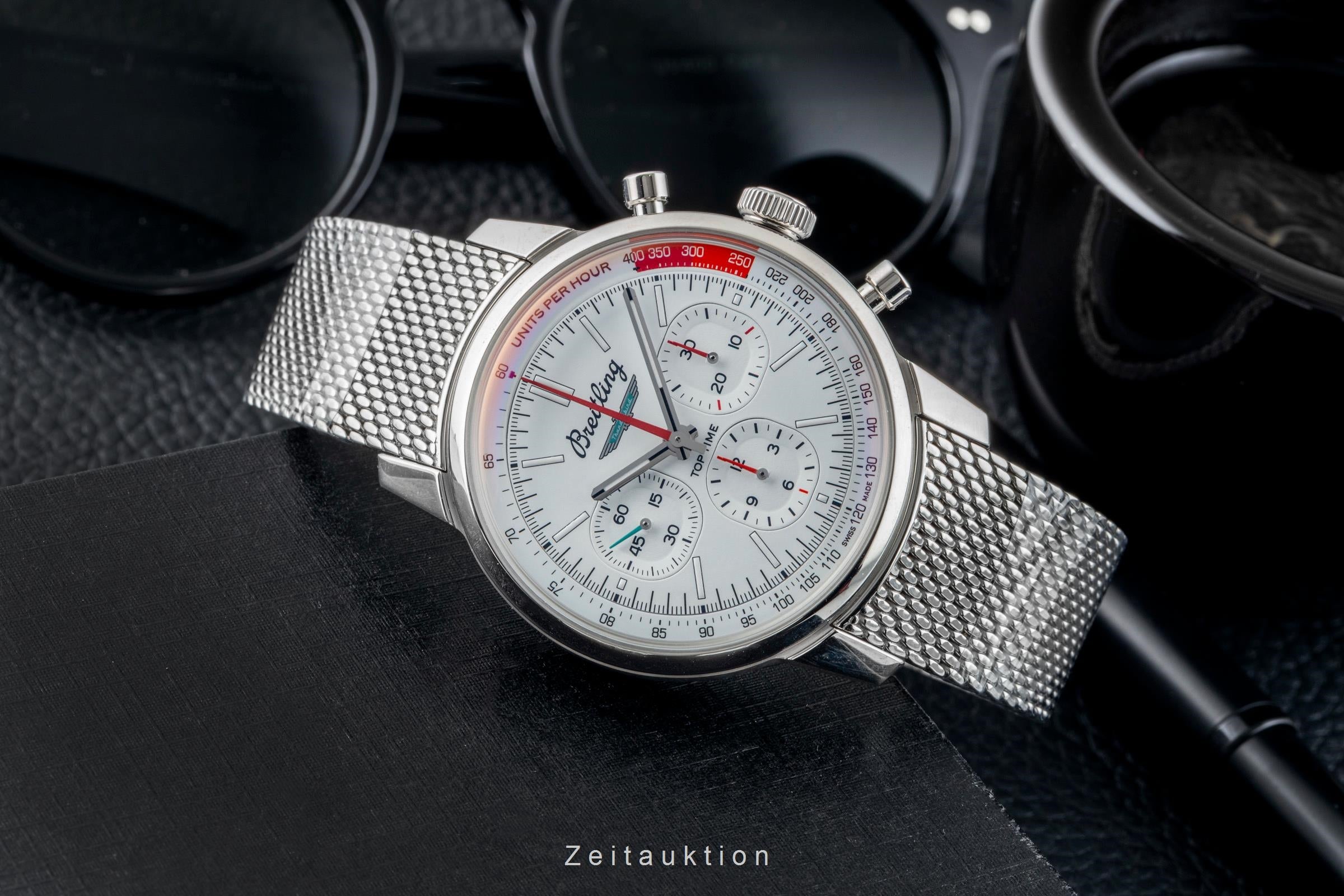 Breitling Top Time chronograph steel automatic men's watch AB01766A1A1A1 LP: 7650EUR  [2602201]
