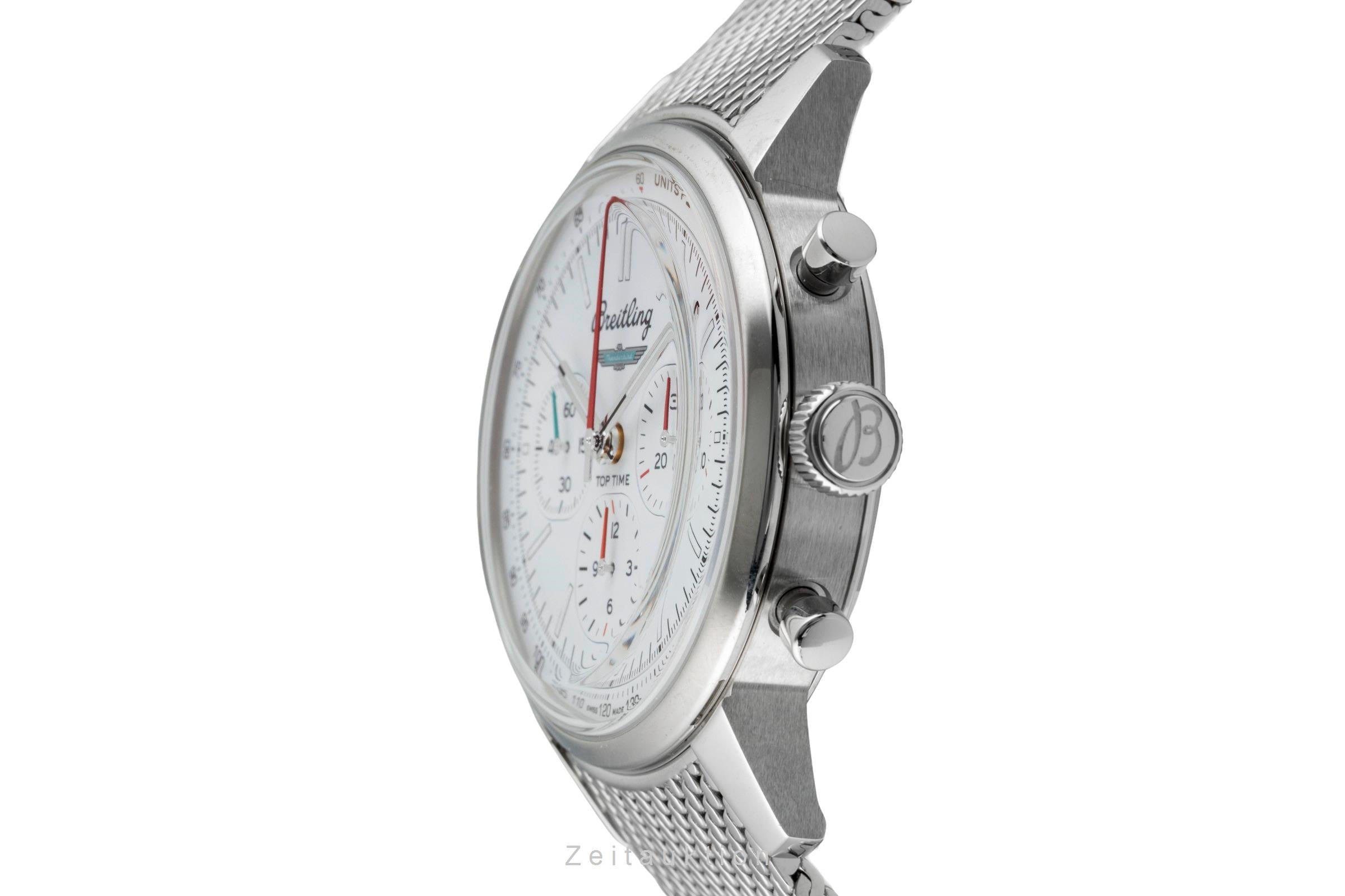 Breitling Top Time chronograph steel automatic men's watch AB01766A1A1A1 LP: 7650EUR  [2602201]