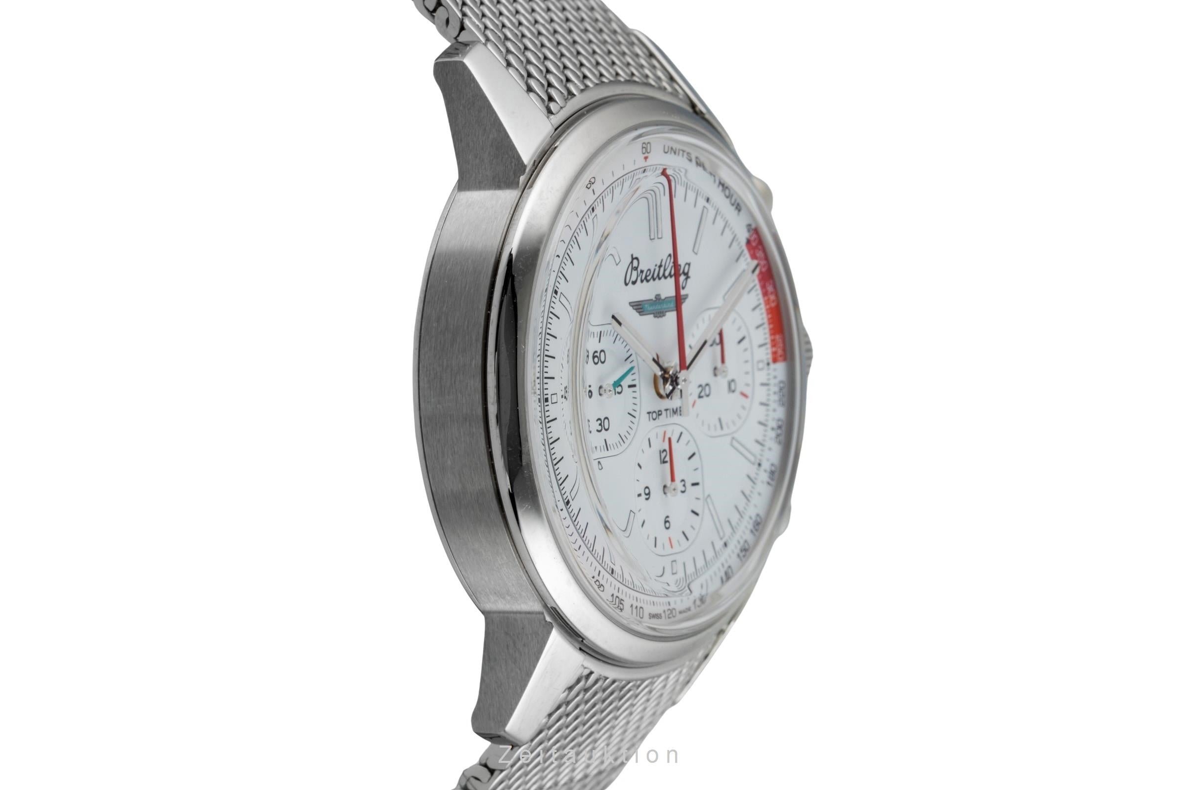 Breitling Top Time chronograph steel automatic men's watch AB01766A1A1A1 LP: 7650EUR  [2602201]