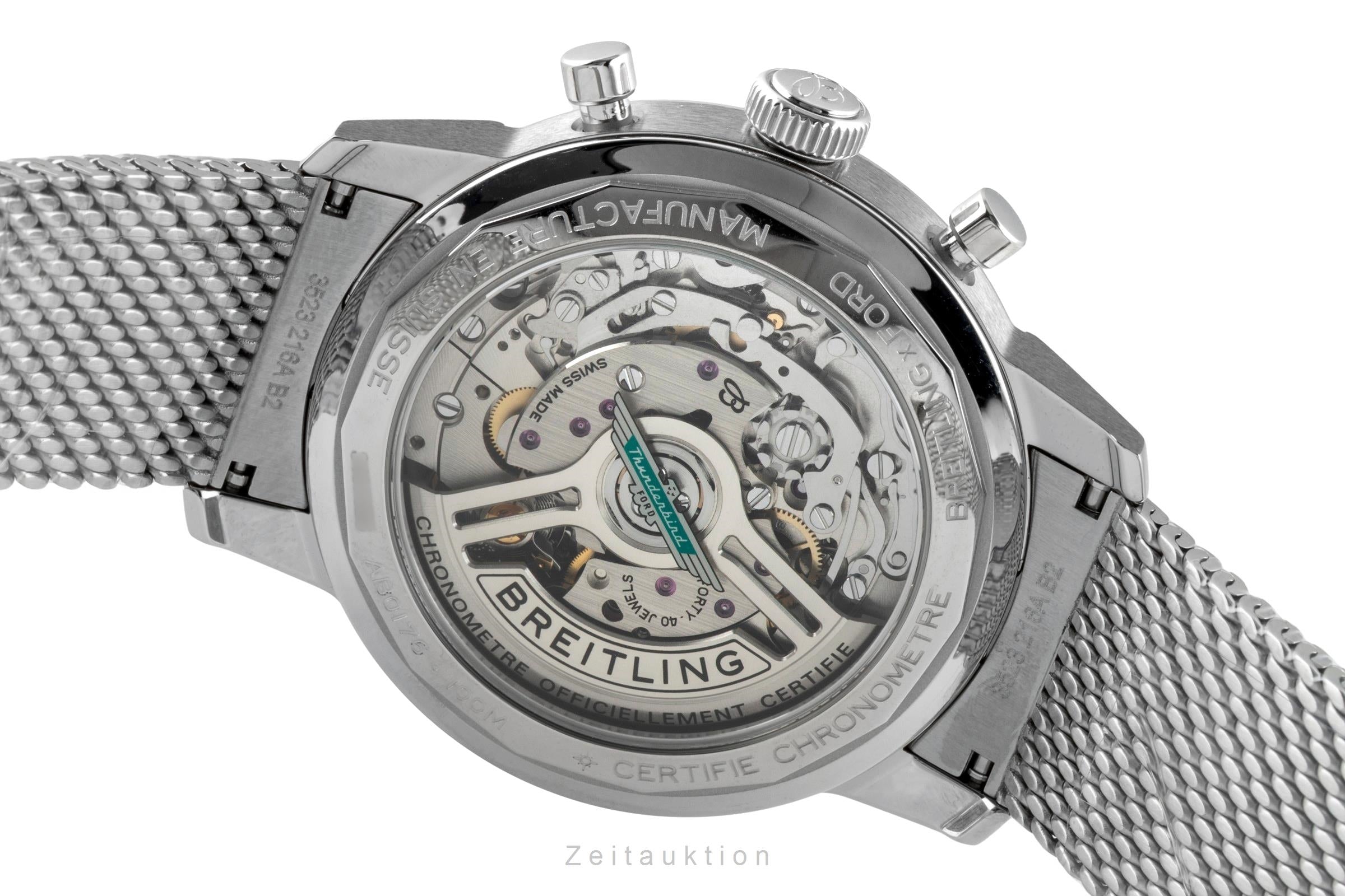 Breitling Top Time chronograph steel automatic men's watch AB01766A1A1A1 LP: 7650EUR  [2602201]